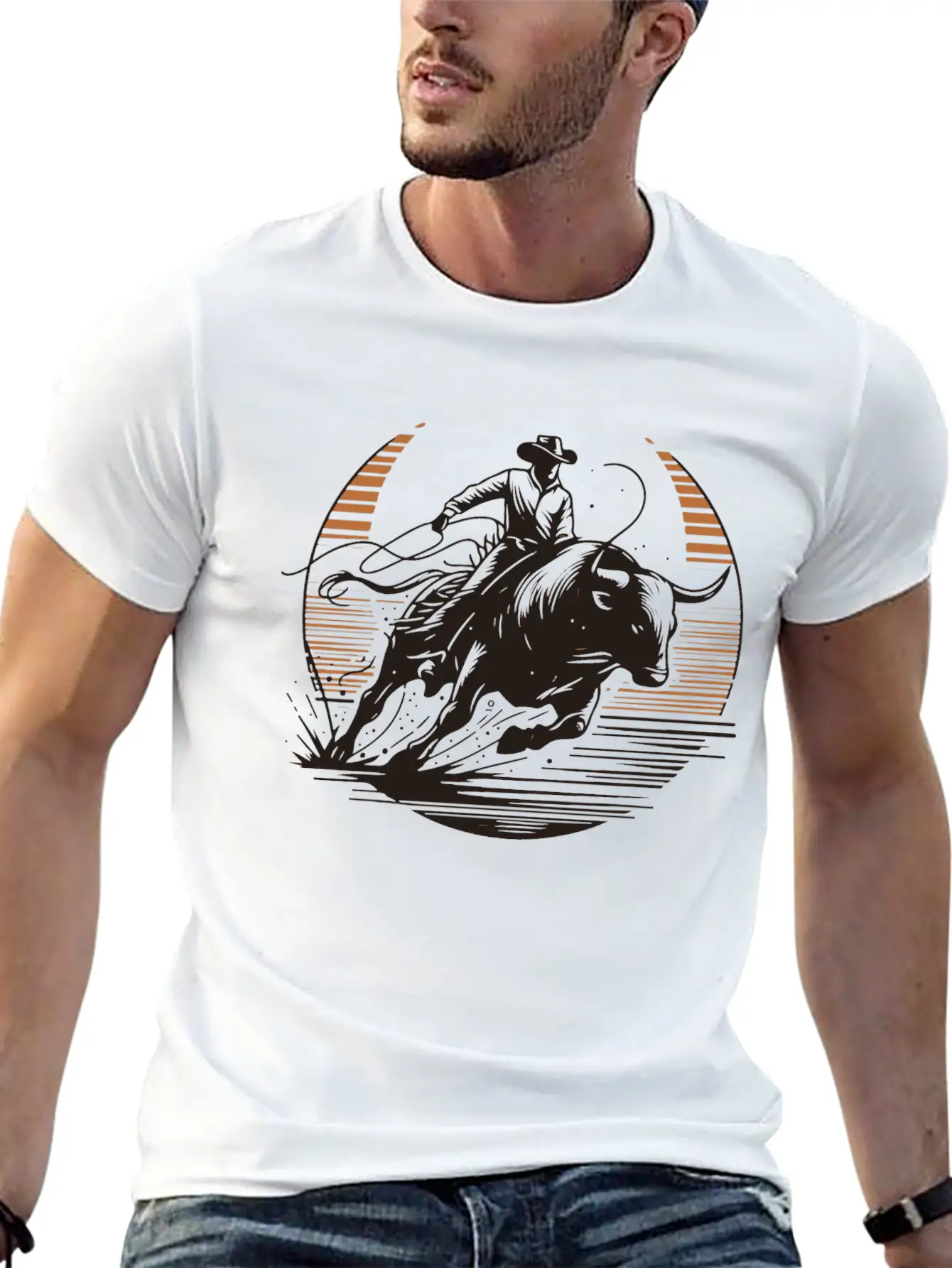 Texas Rodeo Cowboy - 2 Relaxed Everyday Tee – Lightweight And Durable Cotton