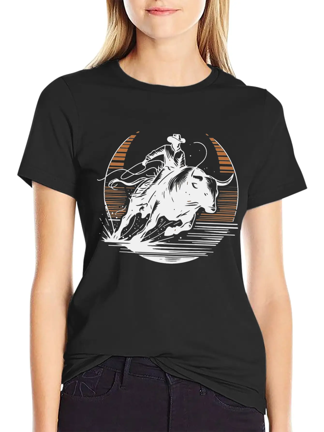 Texas Rodeo Cowboy - 2 Relaxed Everyday Tee – Lightweight And Durable Cotton