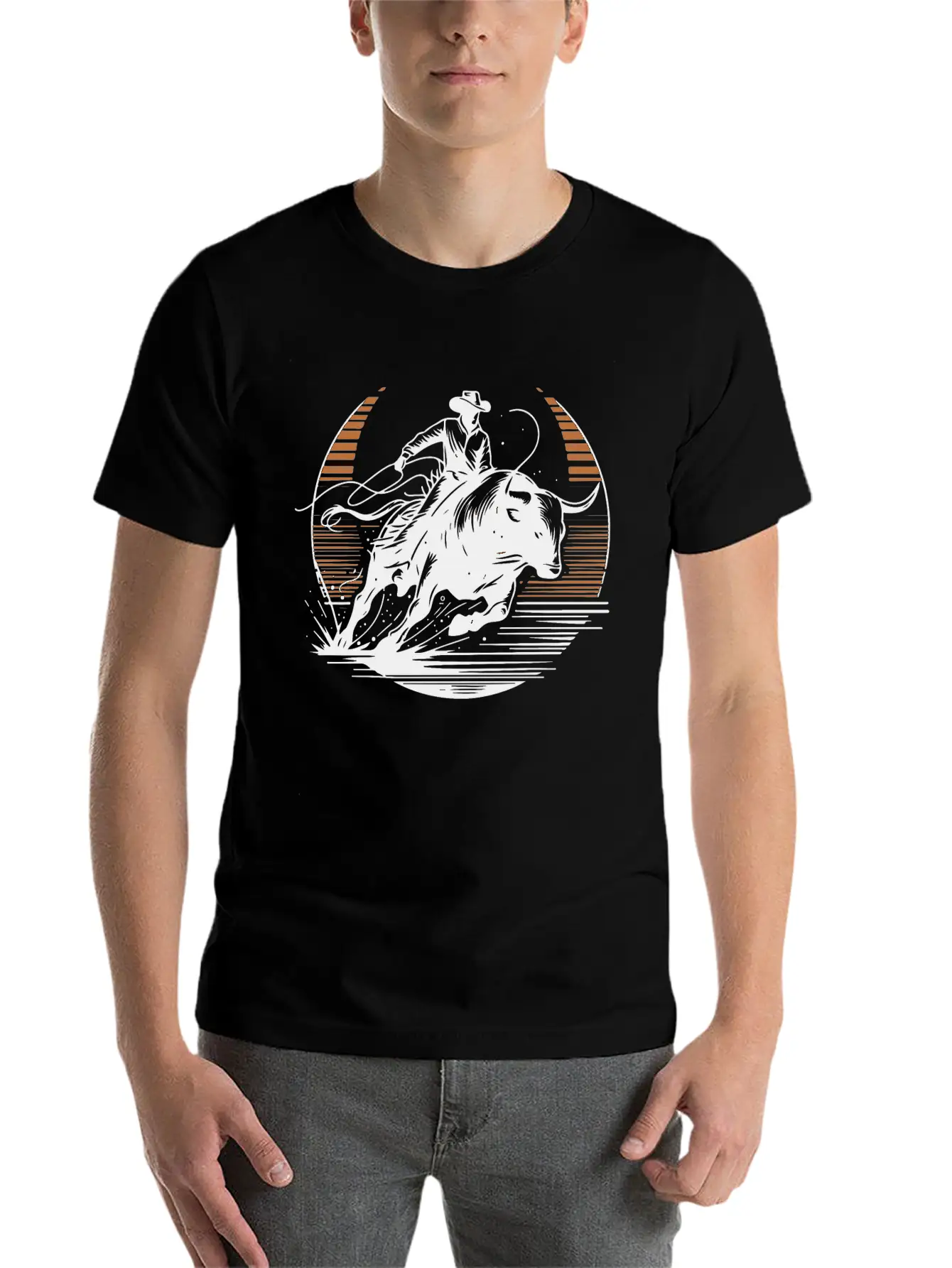Texas Rodeo Cowboy - 2 Relaxed Everyday Tee – Lightweight And Durable Cotton