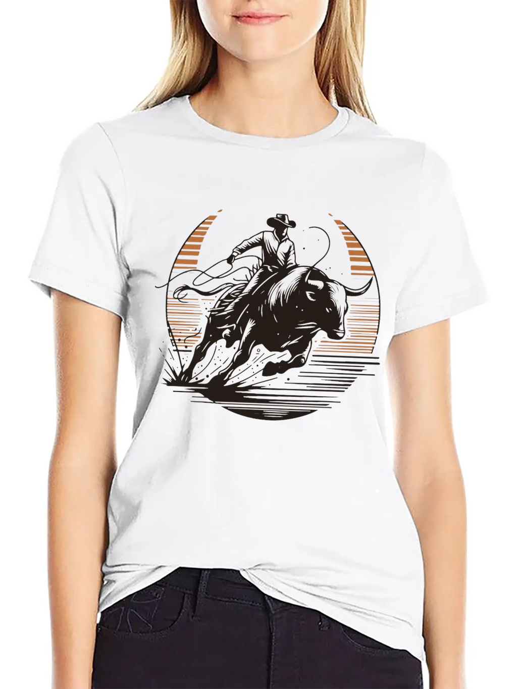 Texas Rodeo Cowboy - 2 Relaxed Everyday Tee – Lightweight And Durable Cotton