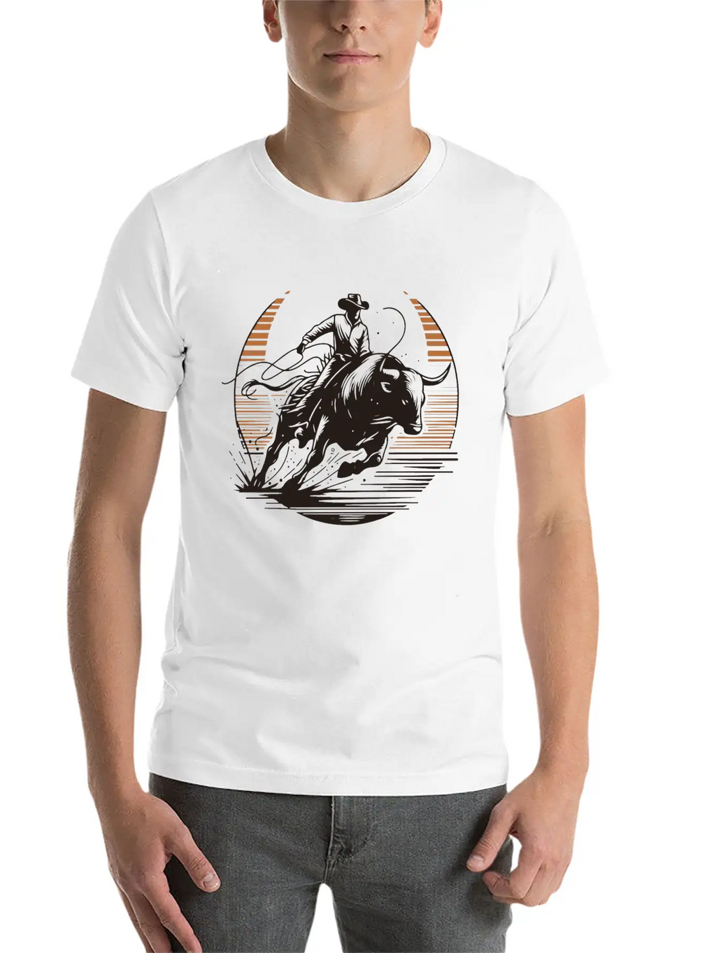 Texas Rodeo Cowboy - 2 Relaxed Everyday Tee – Lightweight And Durable Cotton