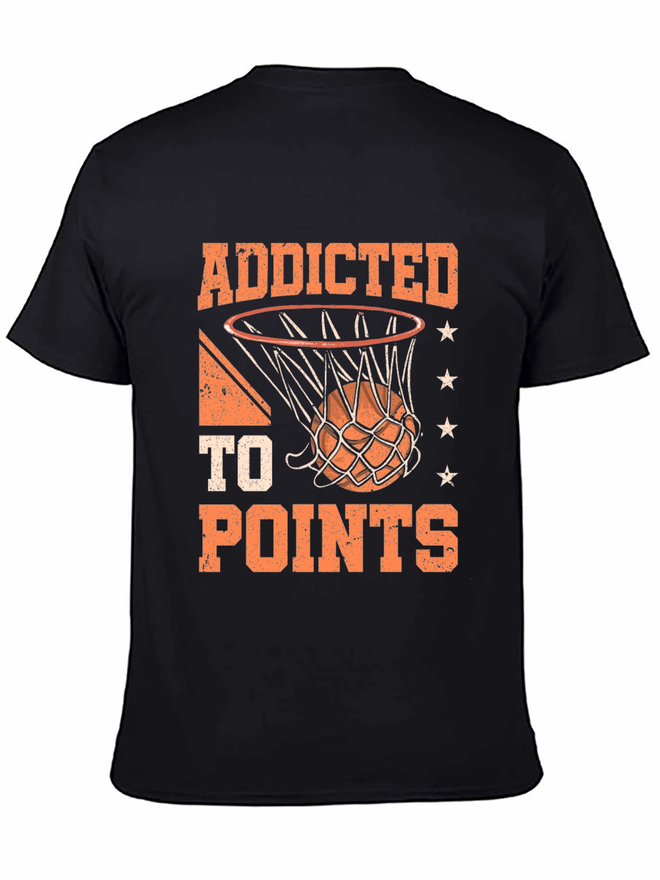 Addicted to Points Basketball Graphic Tee