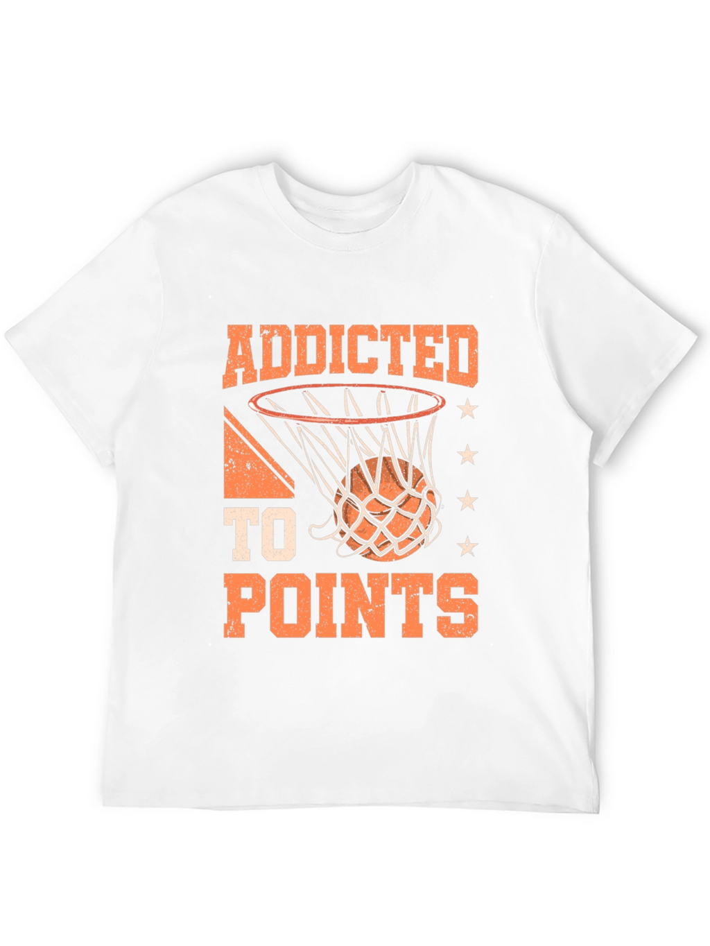 Addicted to Points Basketball Graphic Tee