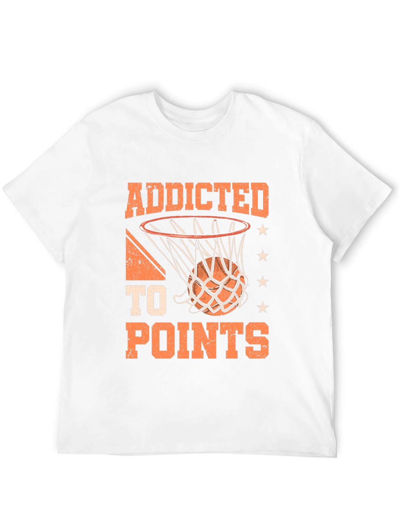 Addicted to Points Basketball Graphic Tee