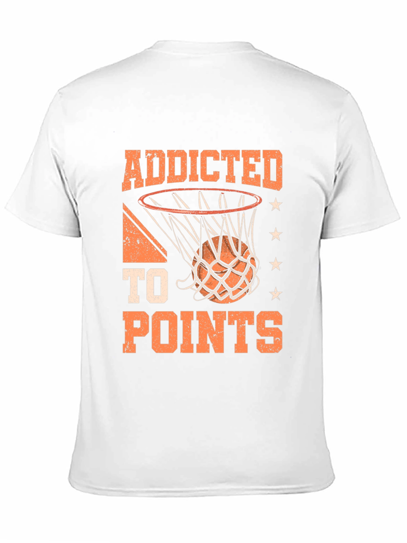 Addicted to Points Basketball Graphic Tee