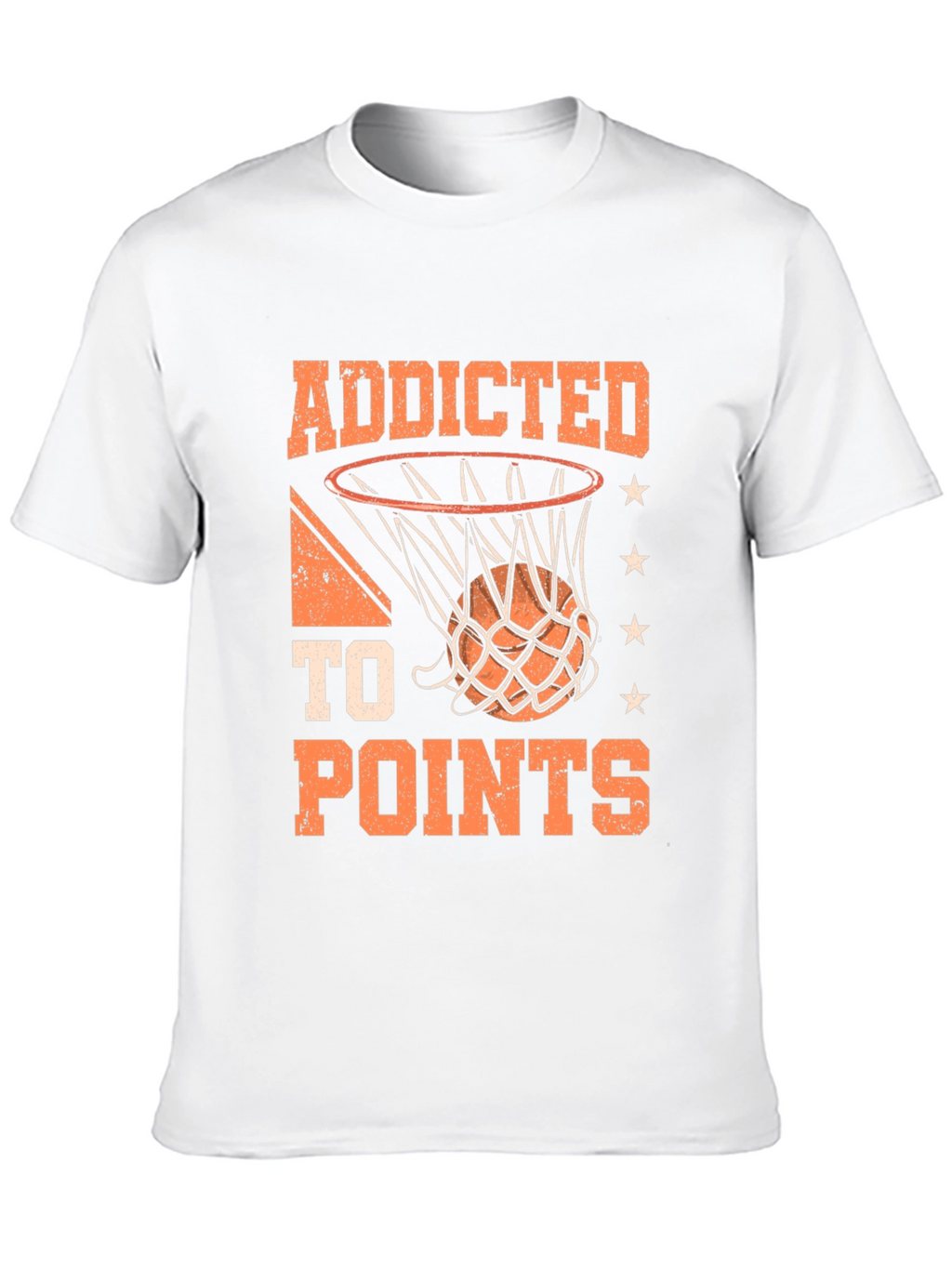 Addicted to Points Basketball Graphic Tee