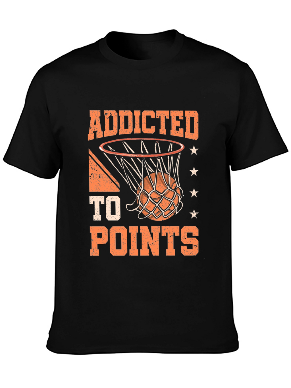 Addicted to Points Basketball Graphic Tee