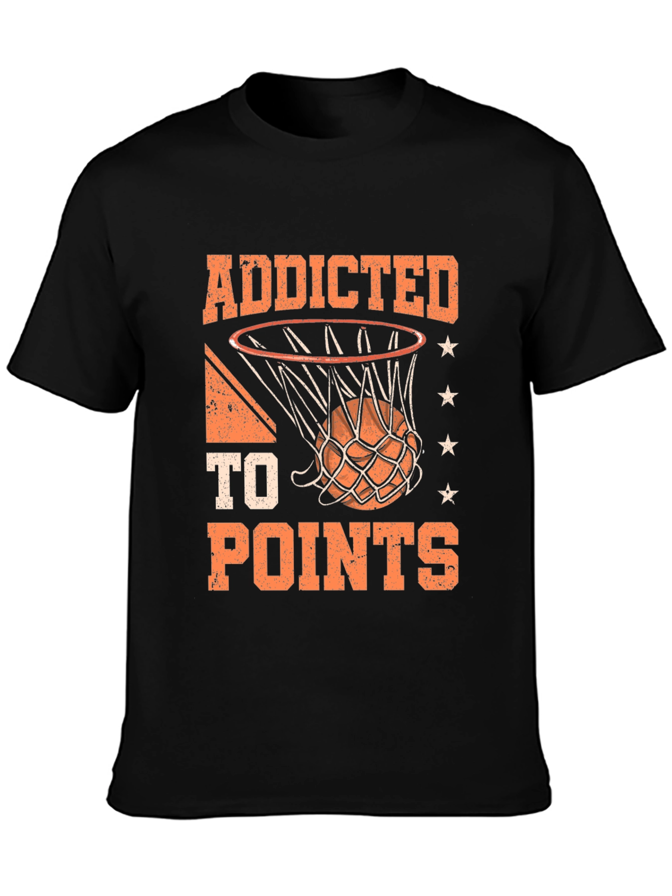 Addicted to Points Basketball Graphic Tee