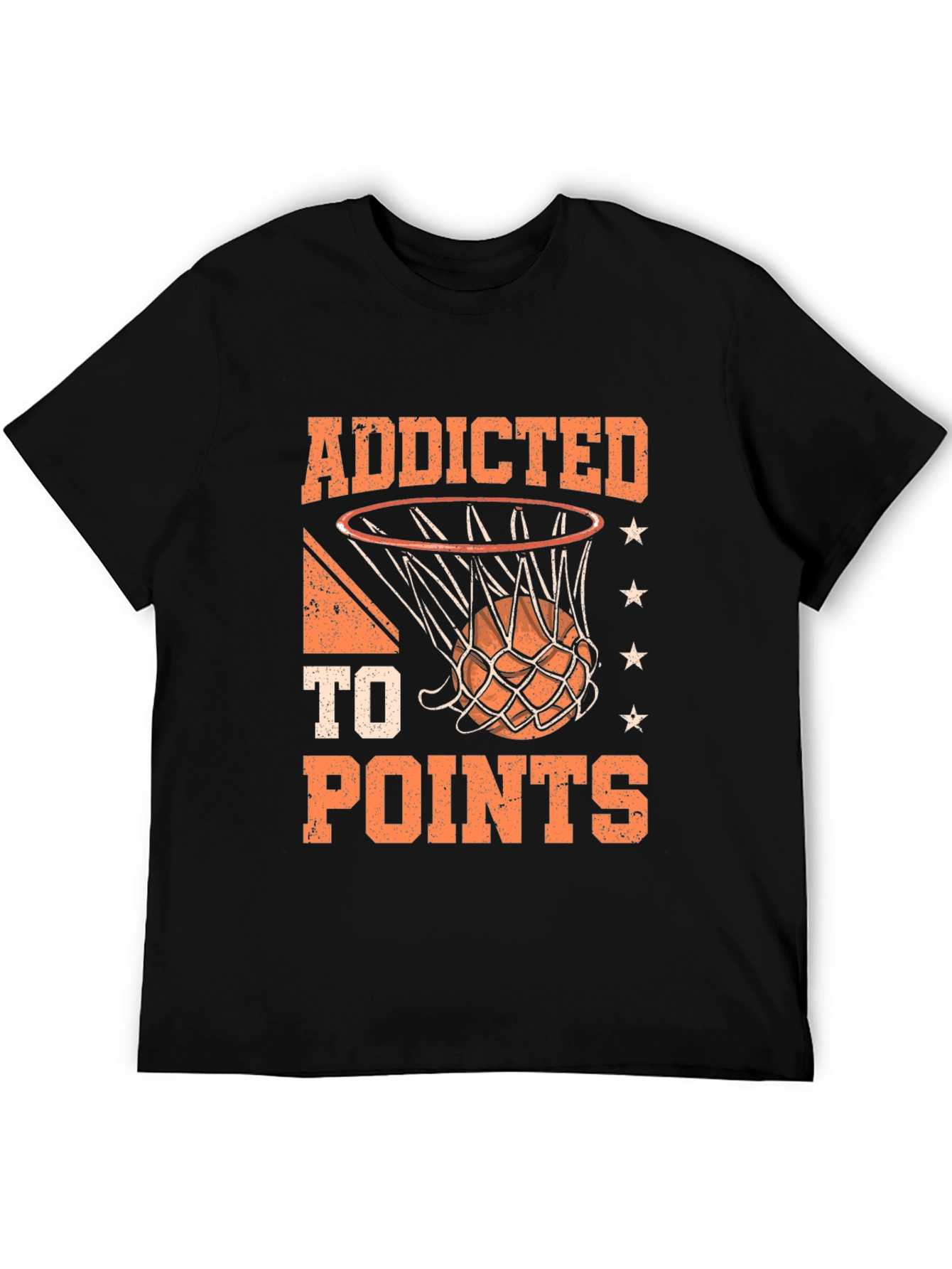 Addicted to Points Basketball Graphic Tee