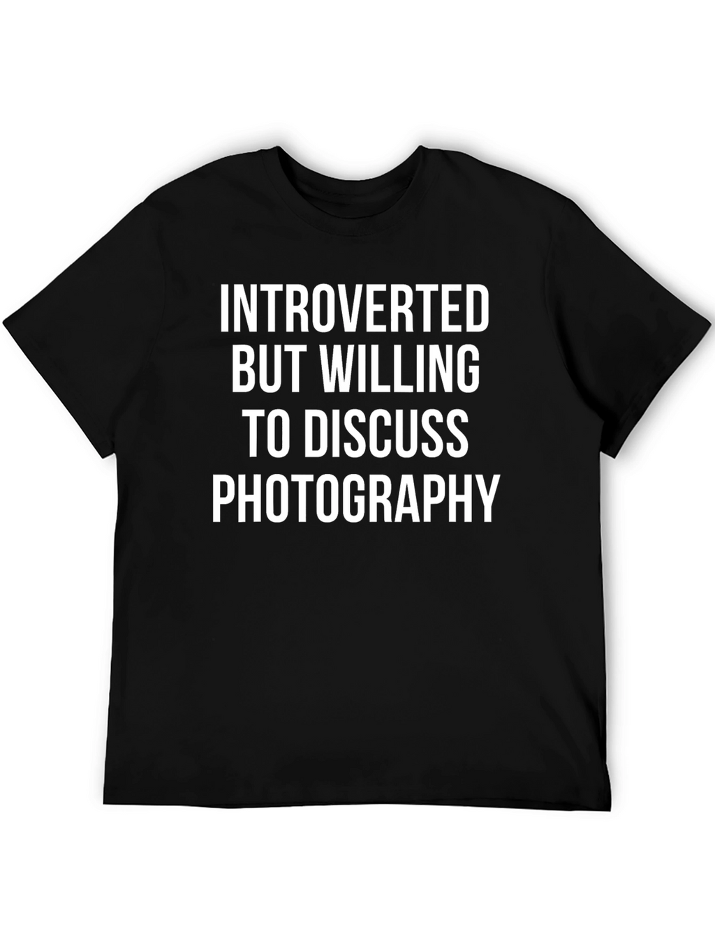 Introverted Photography T-Shirt - Discuss Photography