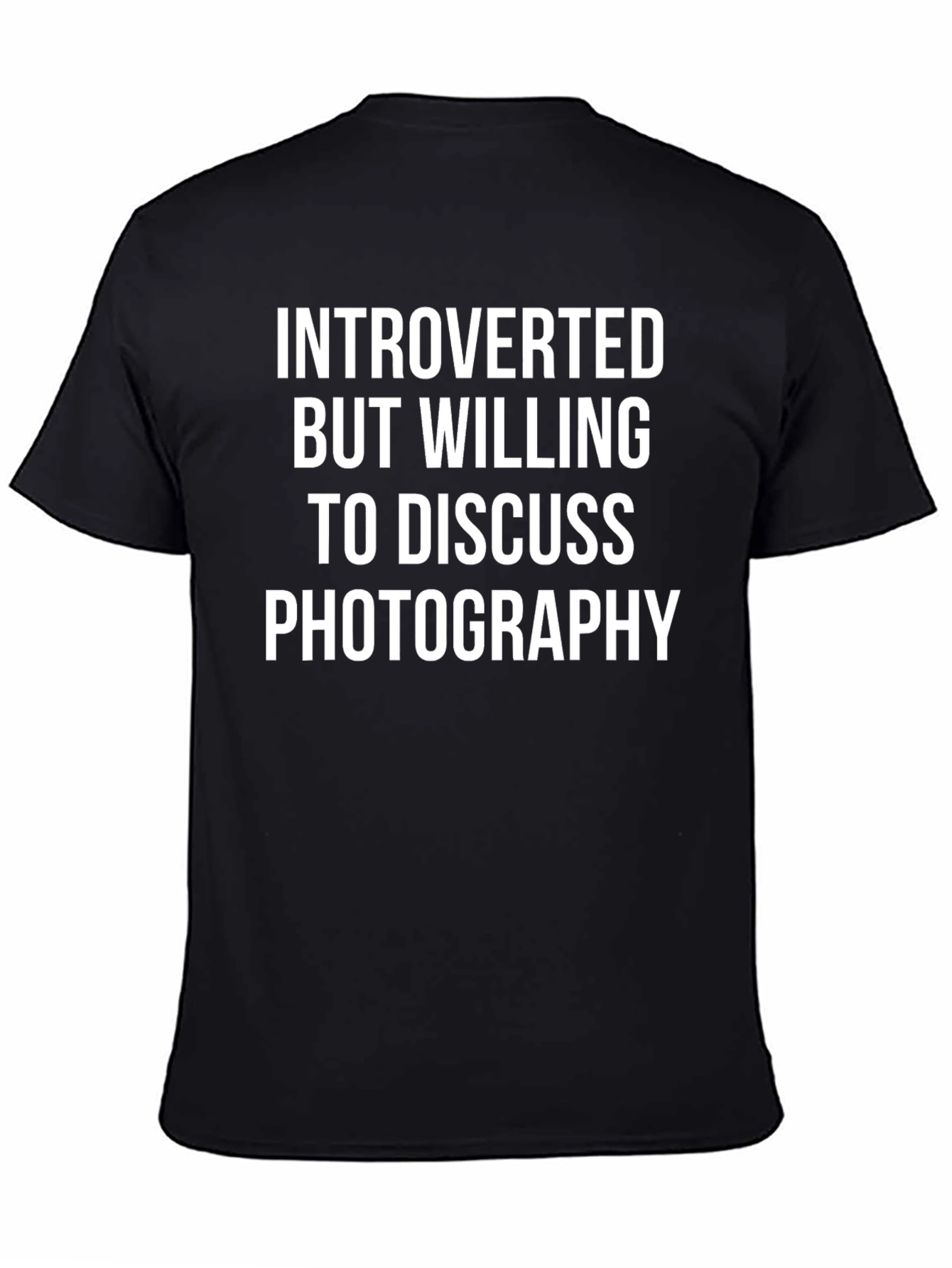 Introverted Photography T-Shirt - Discuss Photography