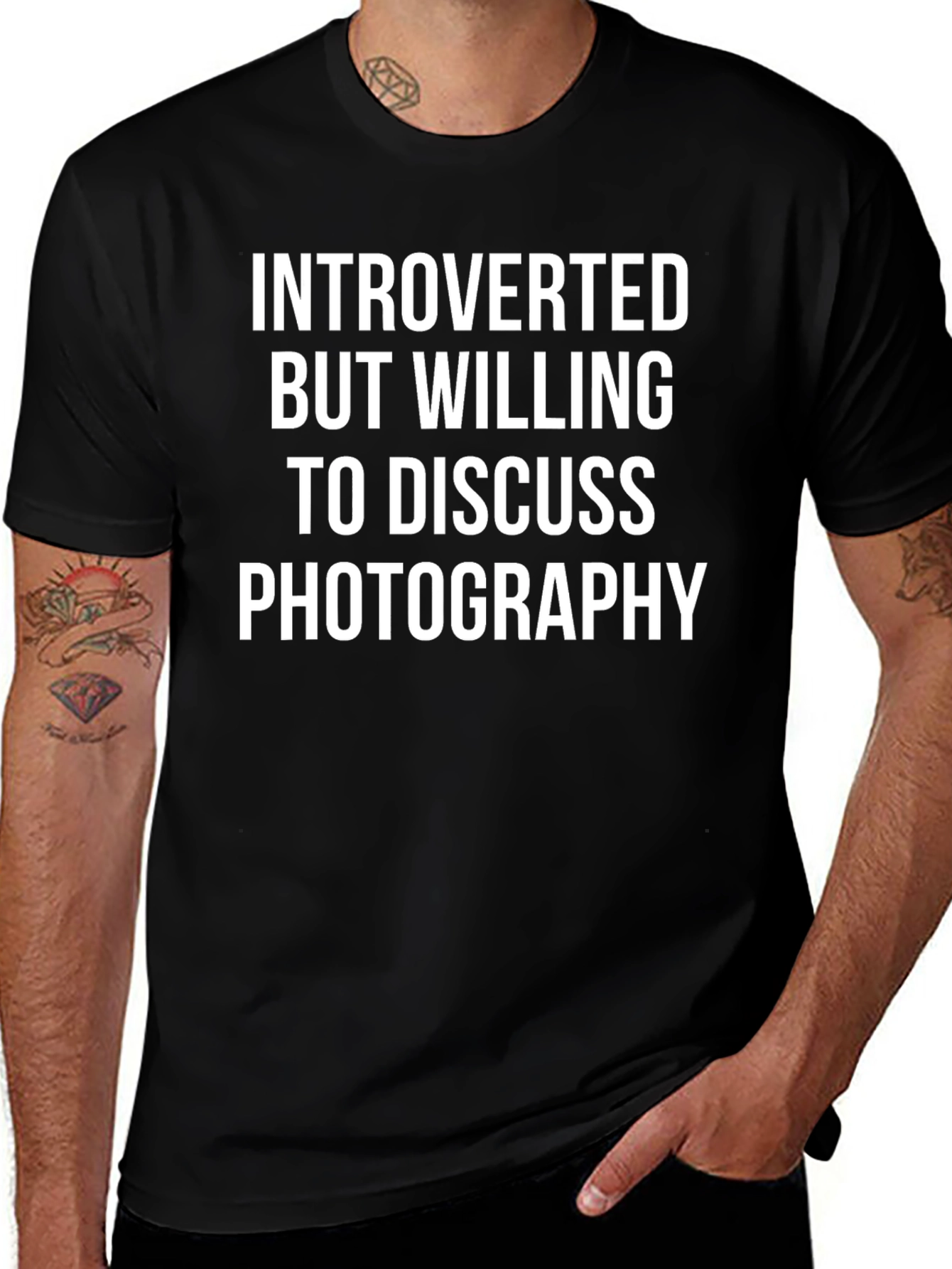 Introverted Photography T-Shirt - Discuss Photography
