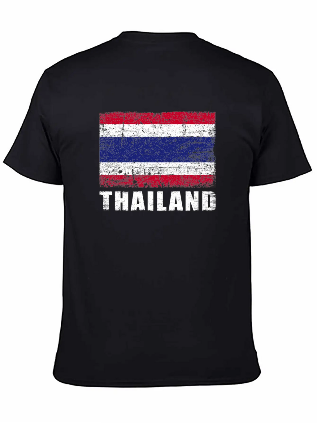 Thailand Flag Grunge Country Flag Thailand Breathable Graphic T-Shirt – Perfect For Casual Days