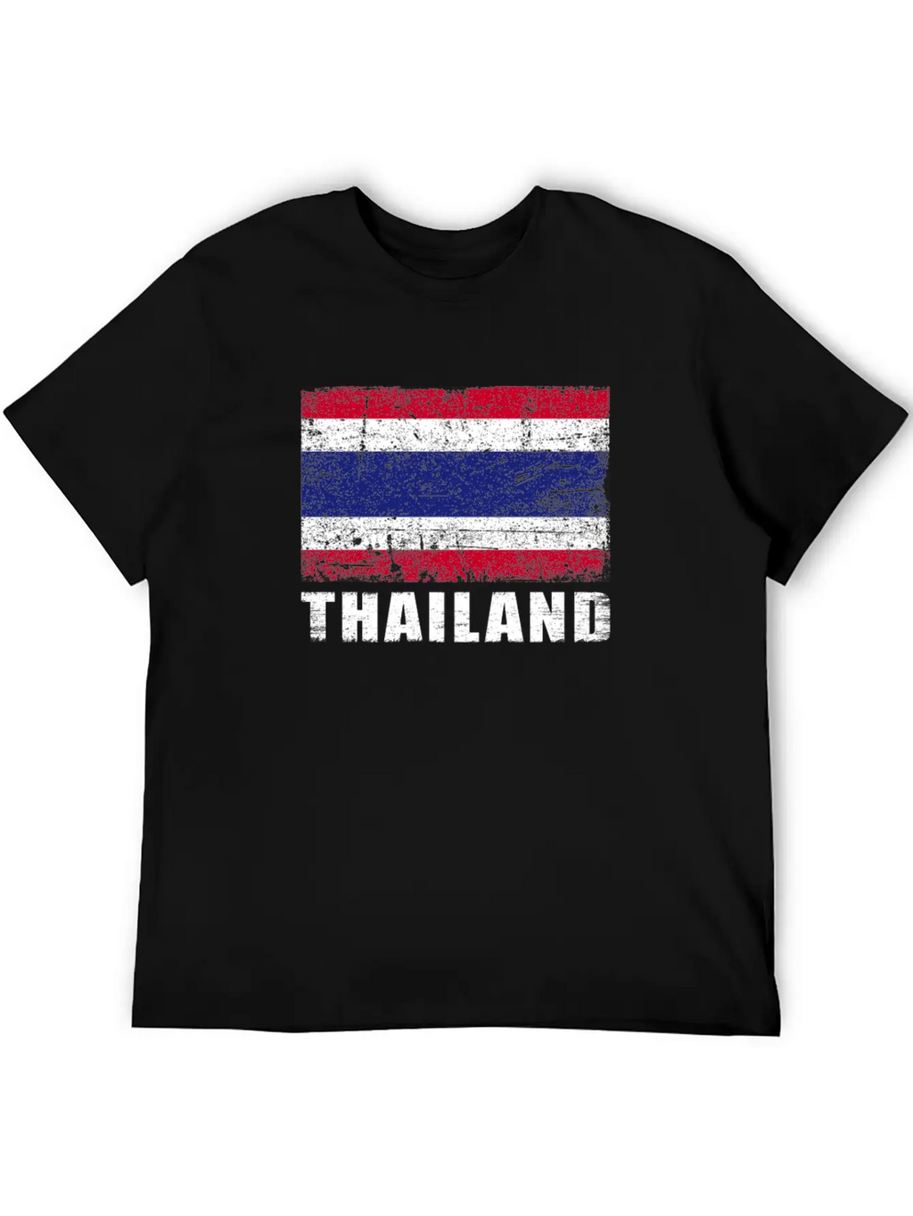 Thailand Flag Grunge Country Flag Thailand Breathable Graphic T-Shirt – Perfect For Casual Days