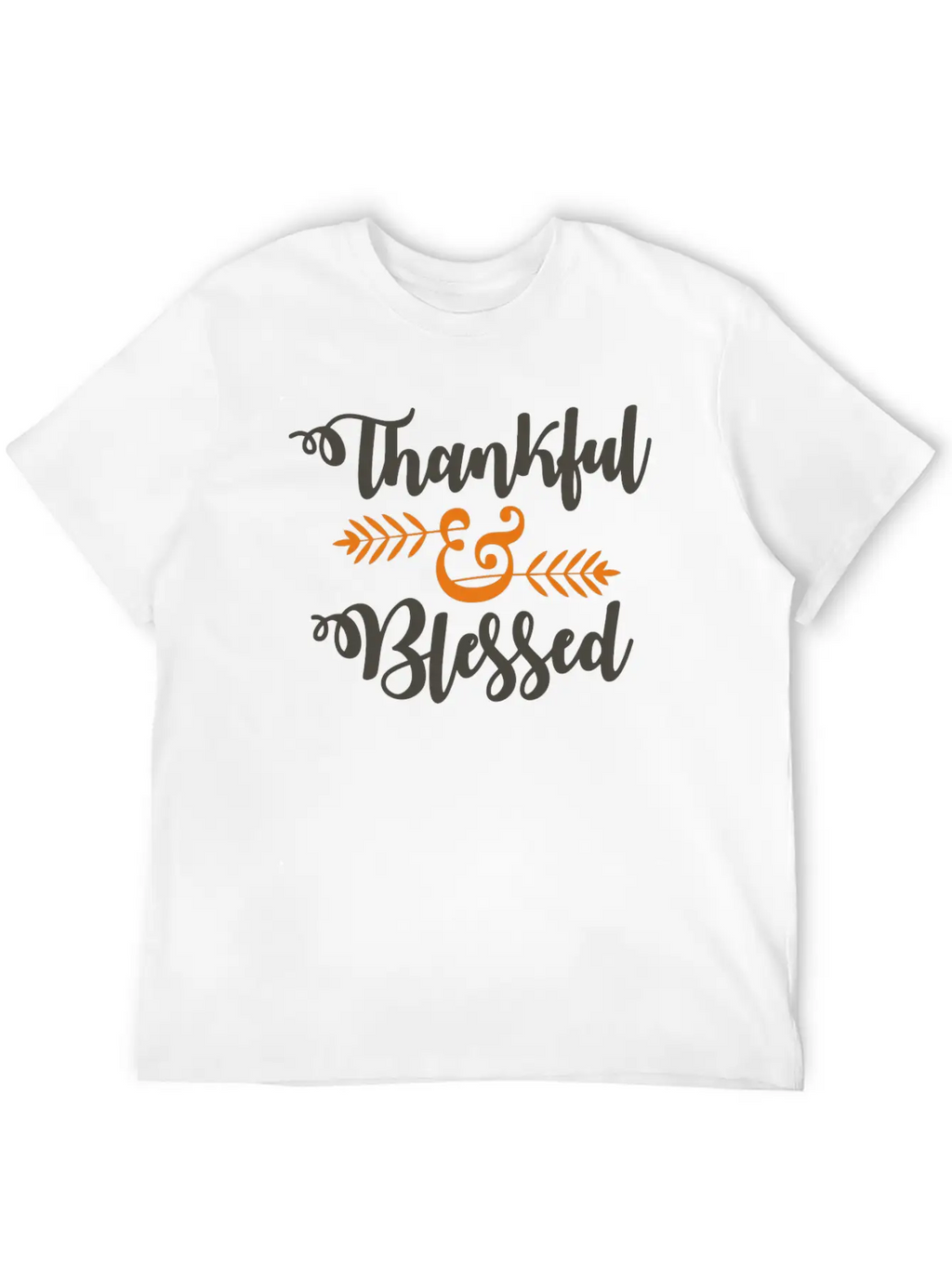 Thankful Blessed Timeless Short Sleeve Tee – Comfy And Minimalist Design