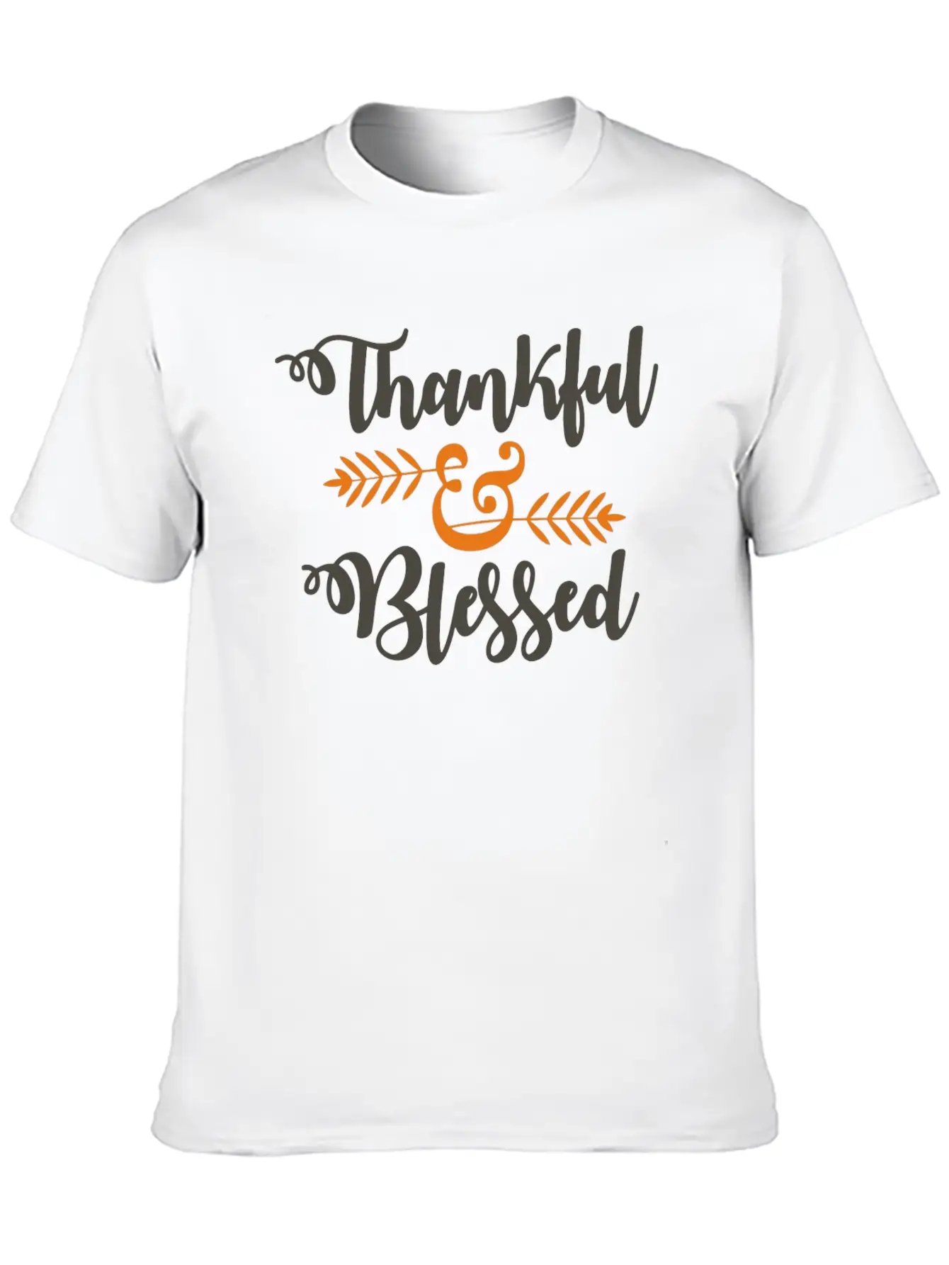 Thankful Blessed Timeless Short Sleeve Tee – Comfy And Minimalist Design