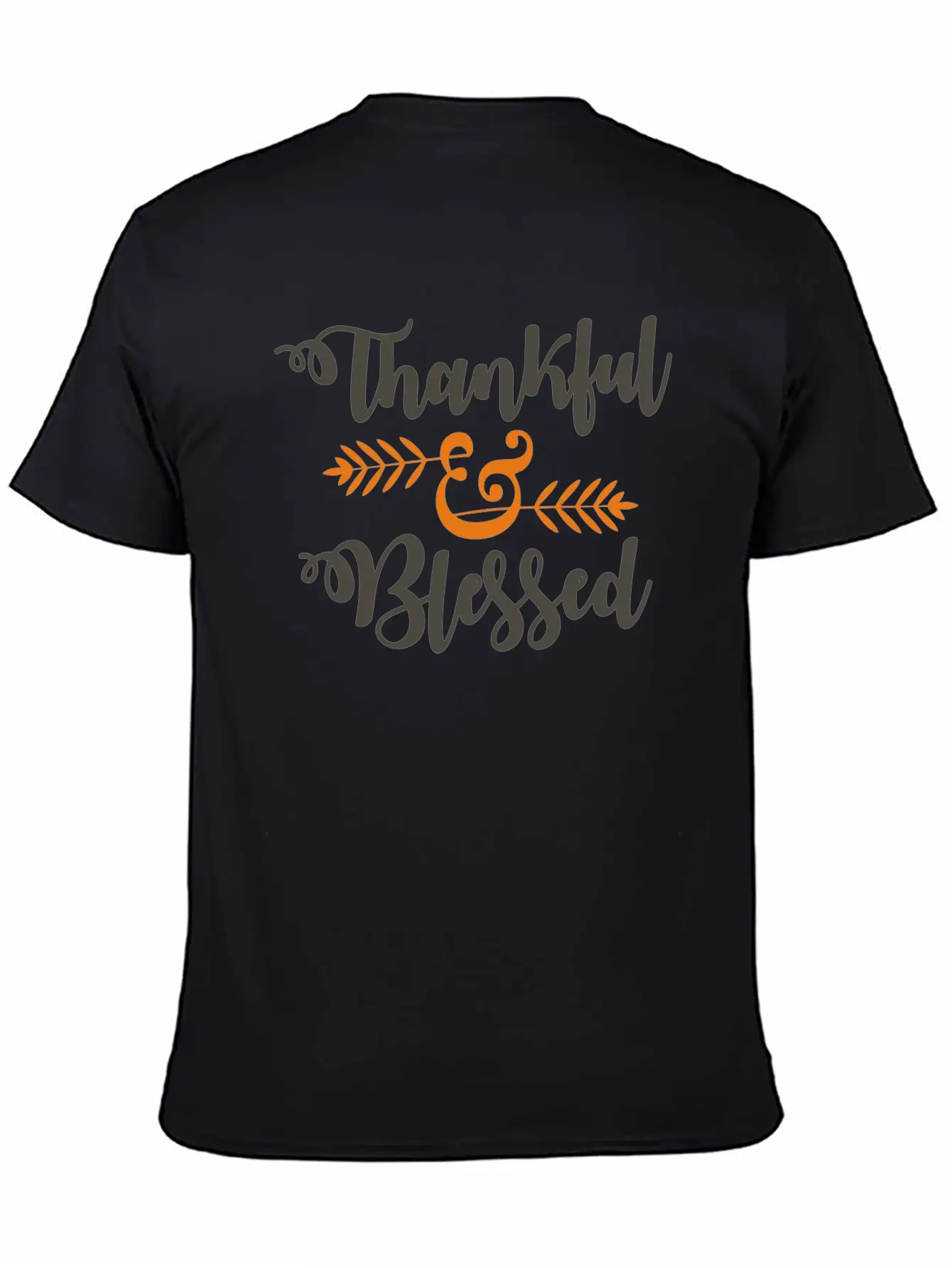 Thankful Blessed Timeless Short Sleeve Tee – Comfy And Minimalist Design
