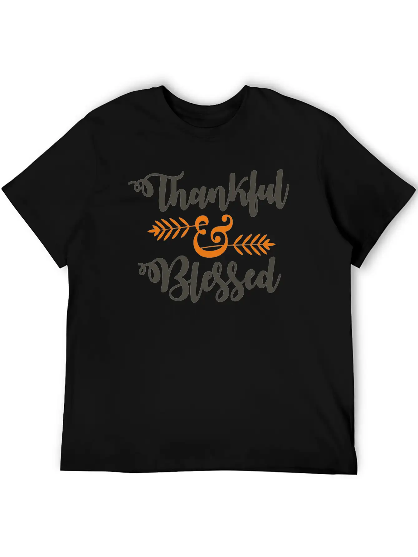 Thankful Blessed Timeless Short Sleeve Tee – Comfy And Minimalist Design