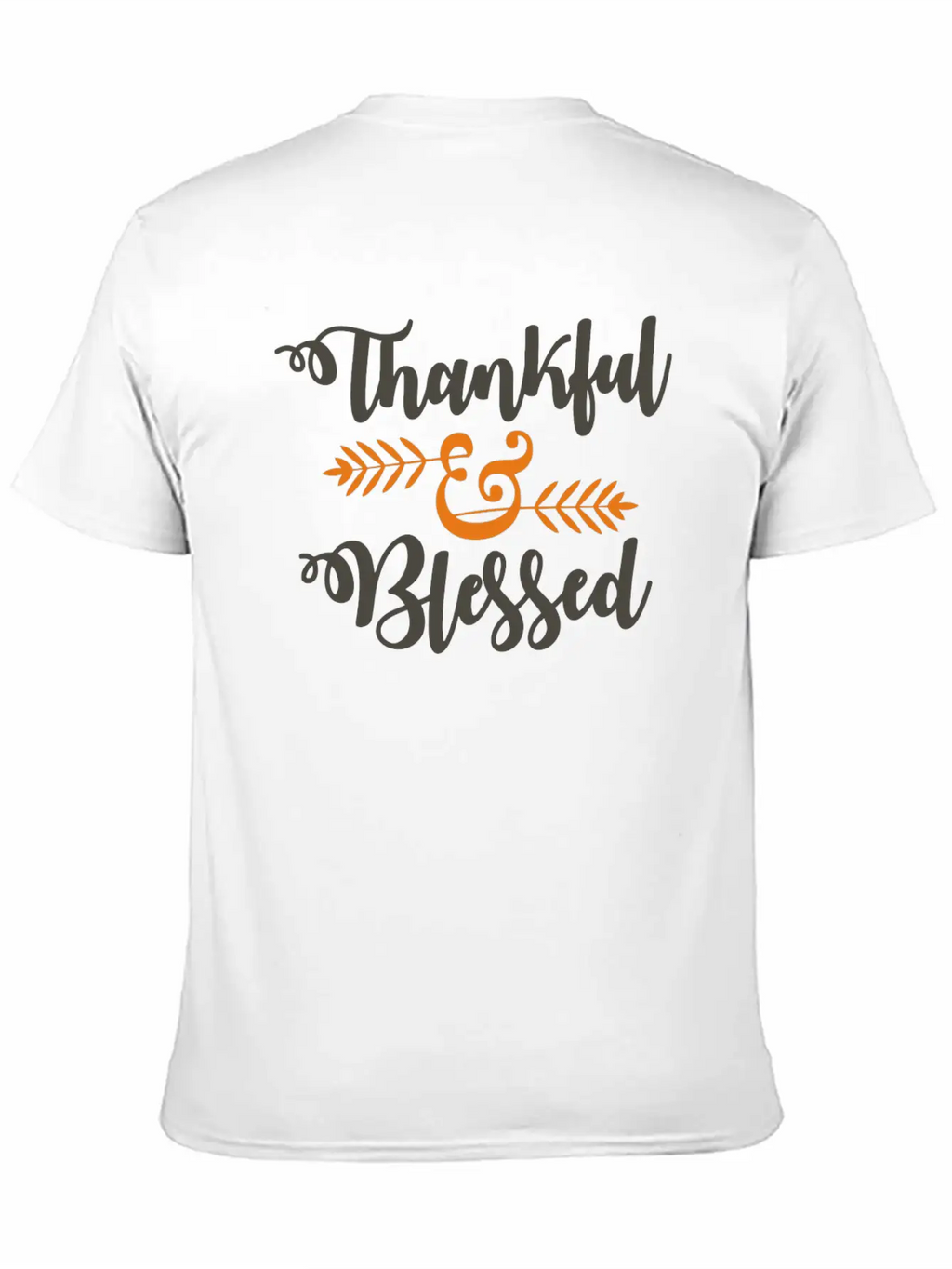 Thankful Blessed Timeless Short Sleeve Tee – Comfy And Minimalist Design