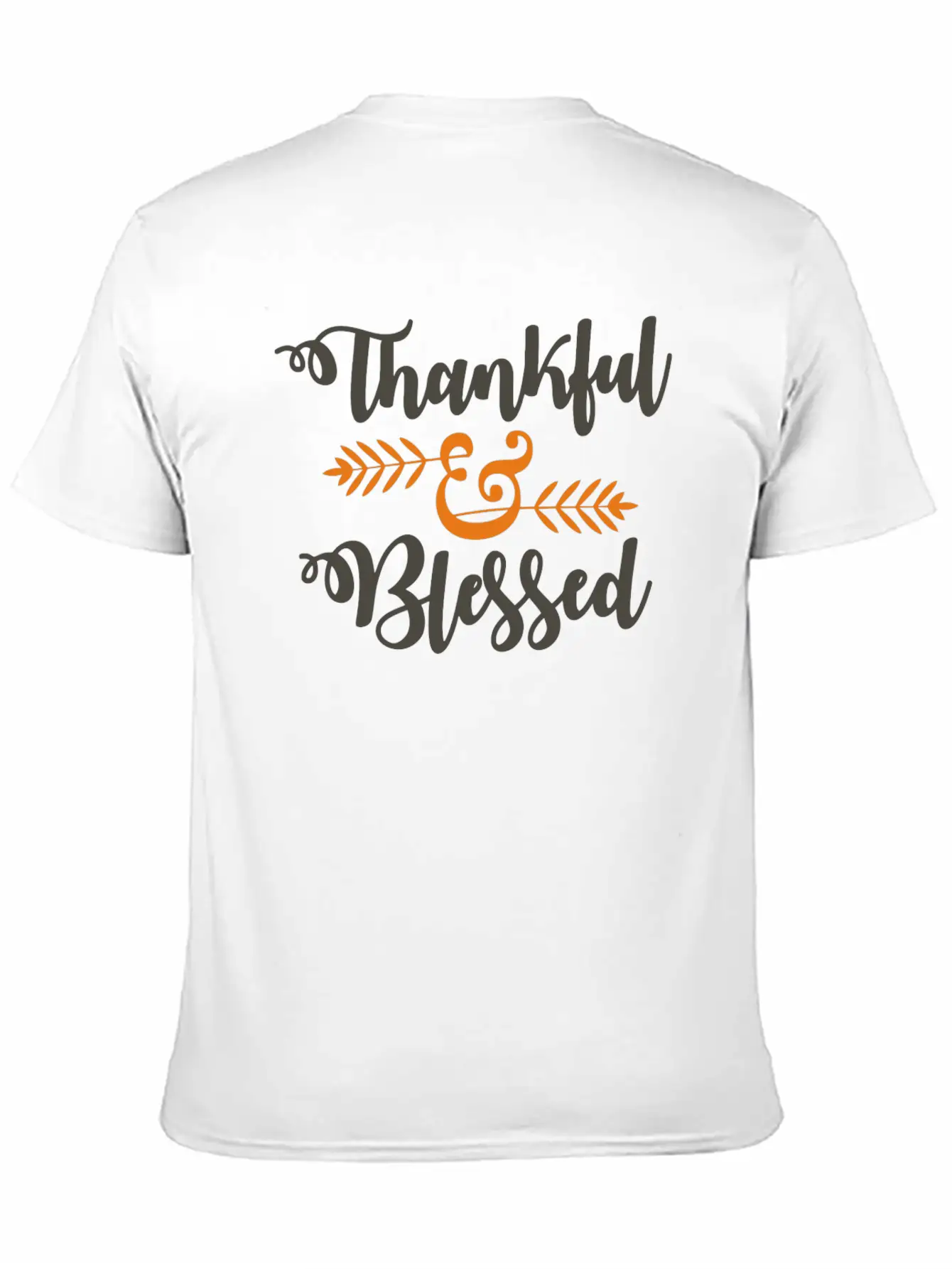 Thankful Blessed Timeless Short Sleeve Tee – Comfy And Minimalist Design