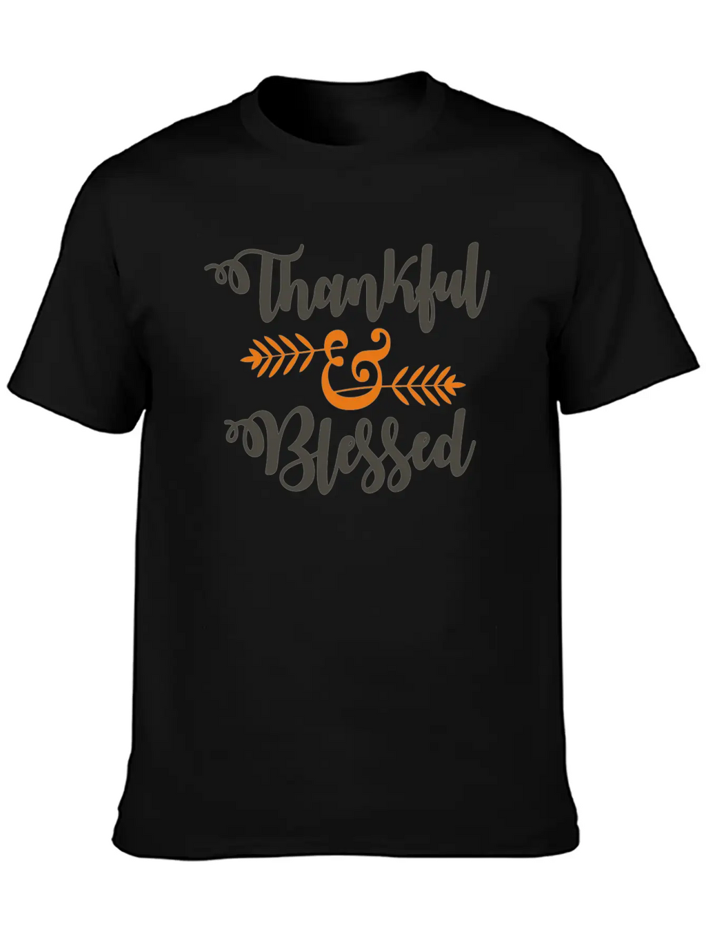 Thankful Blessed Timeless Short Sleeve Tee – Comfy And Minimalist Design