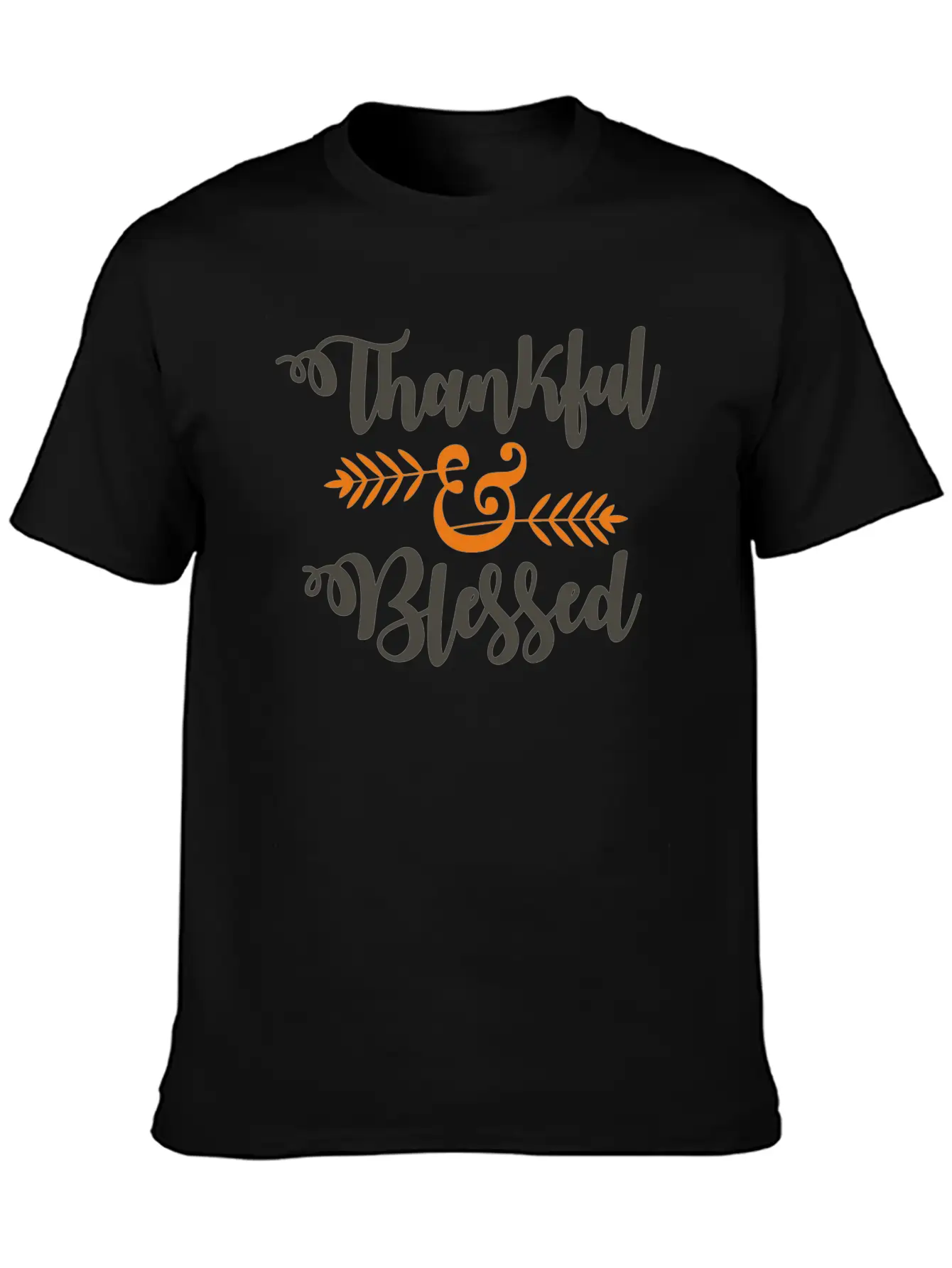 Thankful Blessed Timeless Short Sleeve Tee – Comfy And Minimalist Design