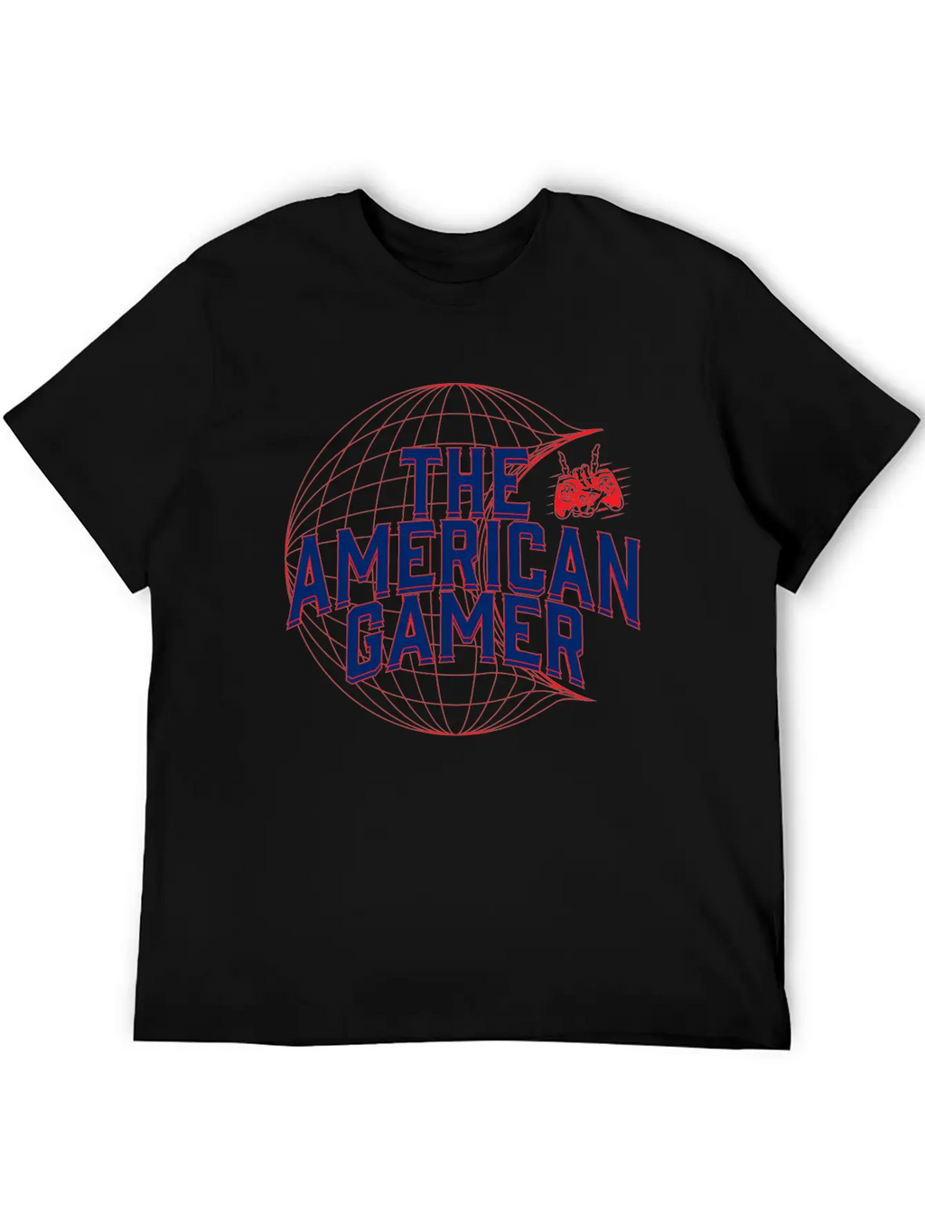 The American Gamer For Who Love To Play An Games Relaxed Everyday Tee – Lightweight And Durable Cotton
