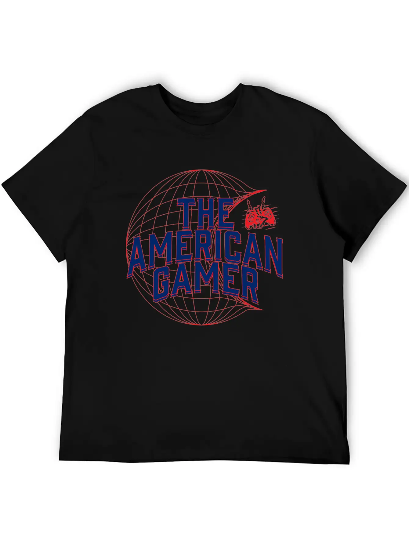 The American Gamer For Who Love To Play An Games Relaxed Everyday Tee – Lightweight And Durable Cotton