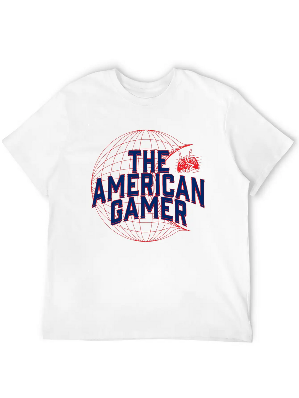 The American Gamer For Who Love To Play An Games Relaxed Everyday Tee – Lightweight And Durable Cotton