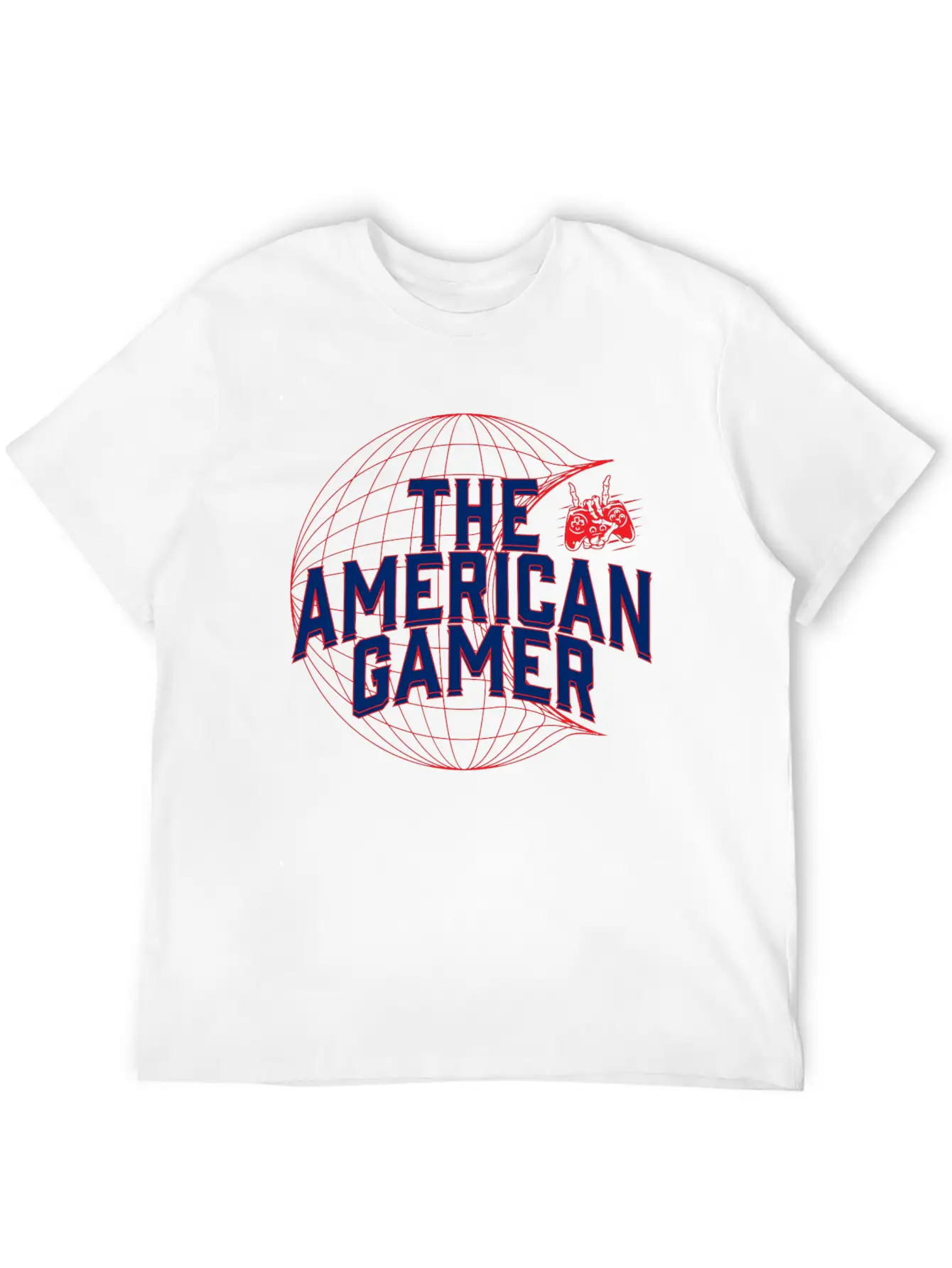 The American Gamer For Who Love To Play An Games Relaxed Everyday Tee – Lightweight And Durable Cotton