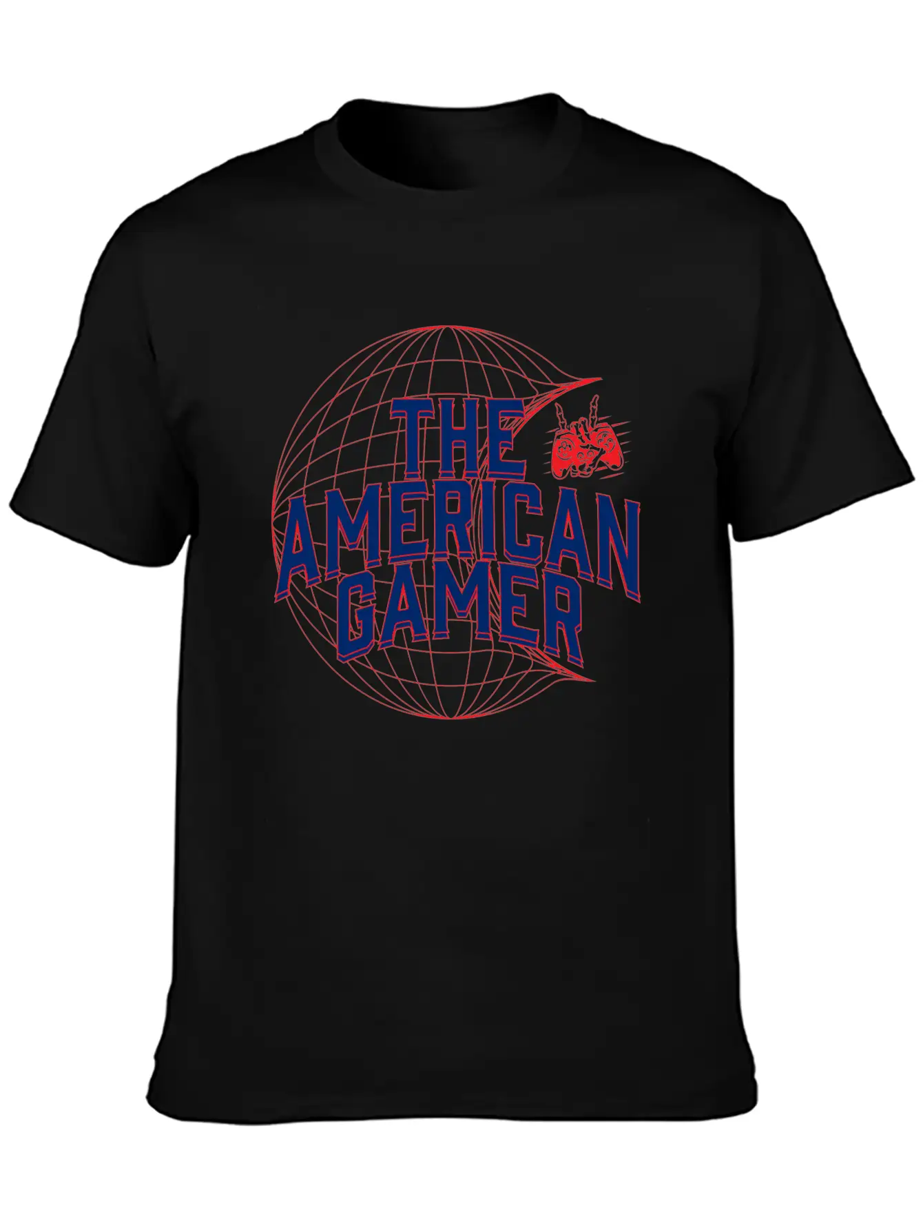 The American Gamer For Who Love To Play An Games Relaxed Everyday Tee – Lightweight And Durable Cotton