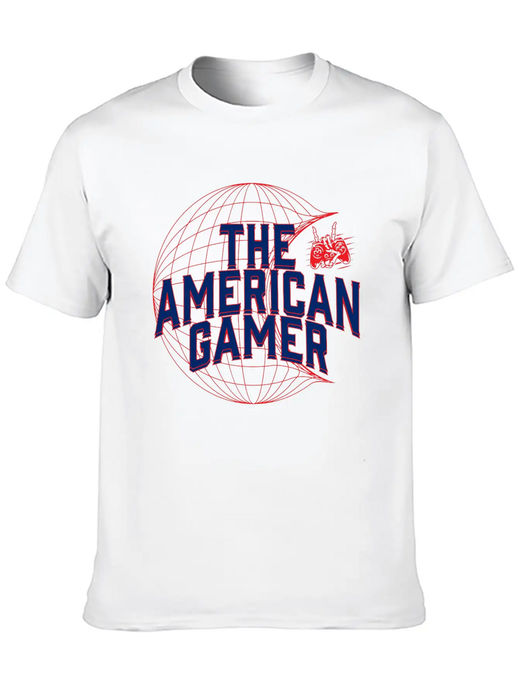 The American Gamer For Who Love To Play An Games Relaxed Everyday Tee – Lightweight And Durable Cotton