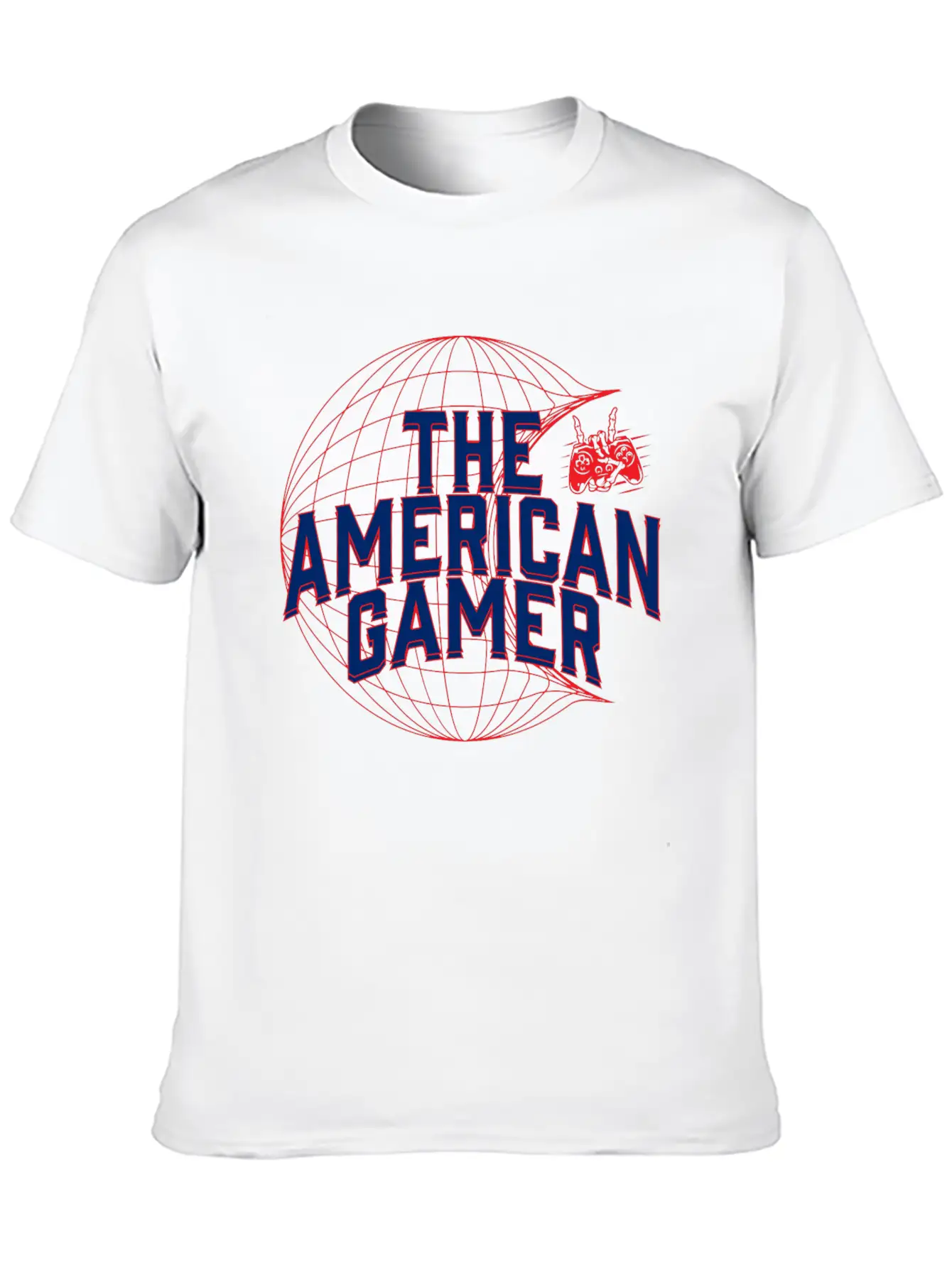 The American Gamer For Who Love To Play An Games Relaxed Everyday Tee – Lightweight And Durable Cotton