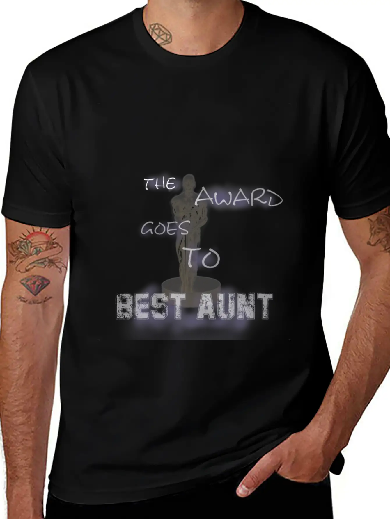 The Award Goes To Best Aunt Breathable Soft Cotton T-Shirt – Timeless Casual Look