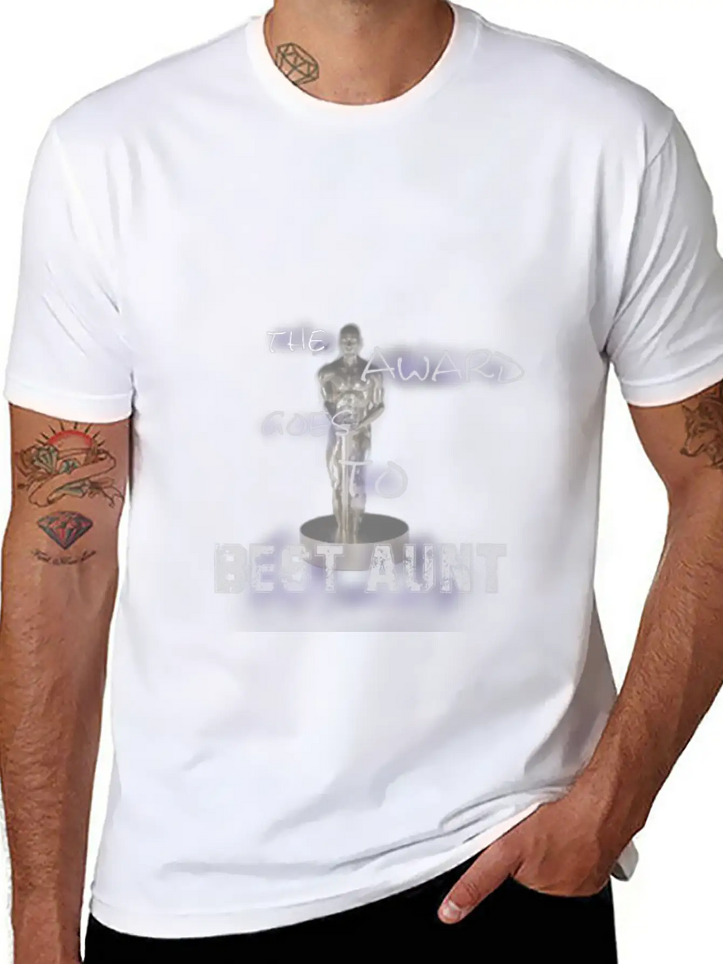 The Award Goes To Best Aunt Breathable Soft Cotton T-Shirt – Timeless Casual Look
