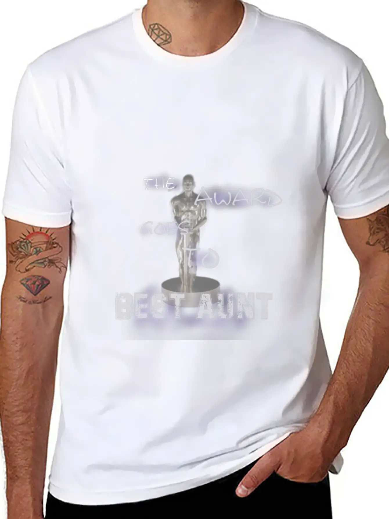 The Award Goes To Best Aunt Breathable Soft Cotton T-Shirt – Timeless Casual Look