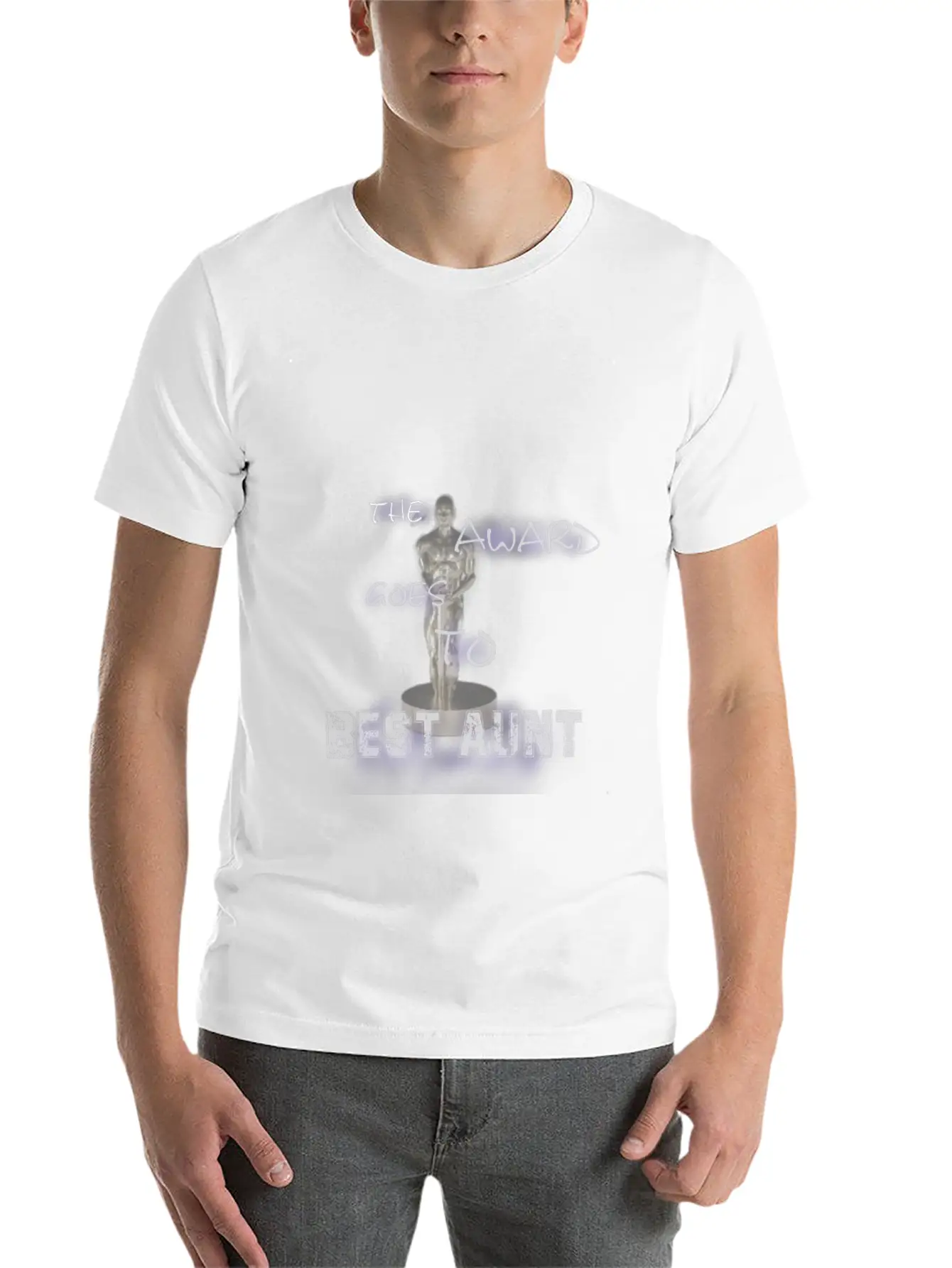 The Award Goes To Best Aunt Breathable Soft Cotton T-Shirt – Timeless Casual Look