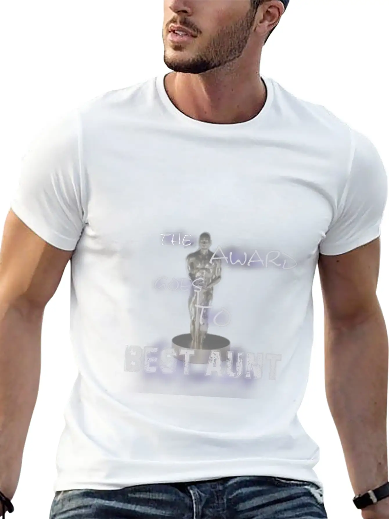 The Award Goes To Best Aunt Breathable Soft Cotton T-Shirt – Timeless Casual Look
