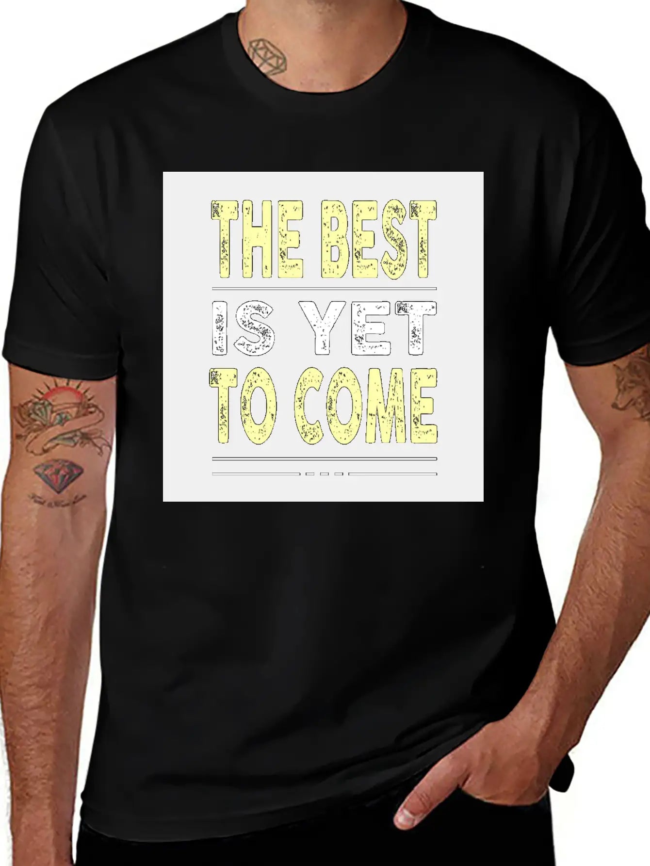 The Best Is Yet To Come Basic Graphic T-Shirt – Daily Comfort In Soft Cotton