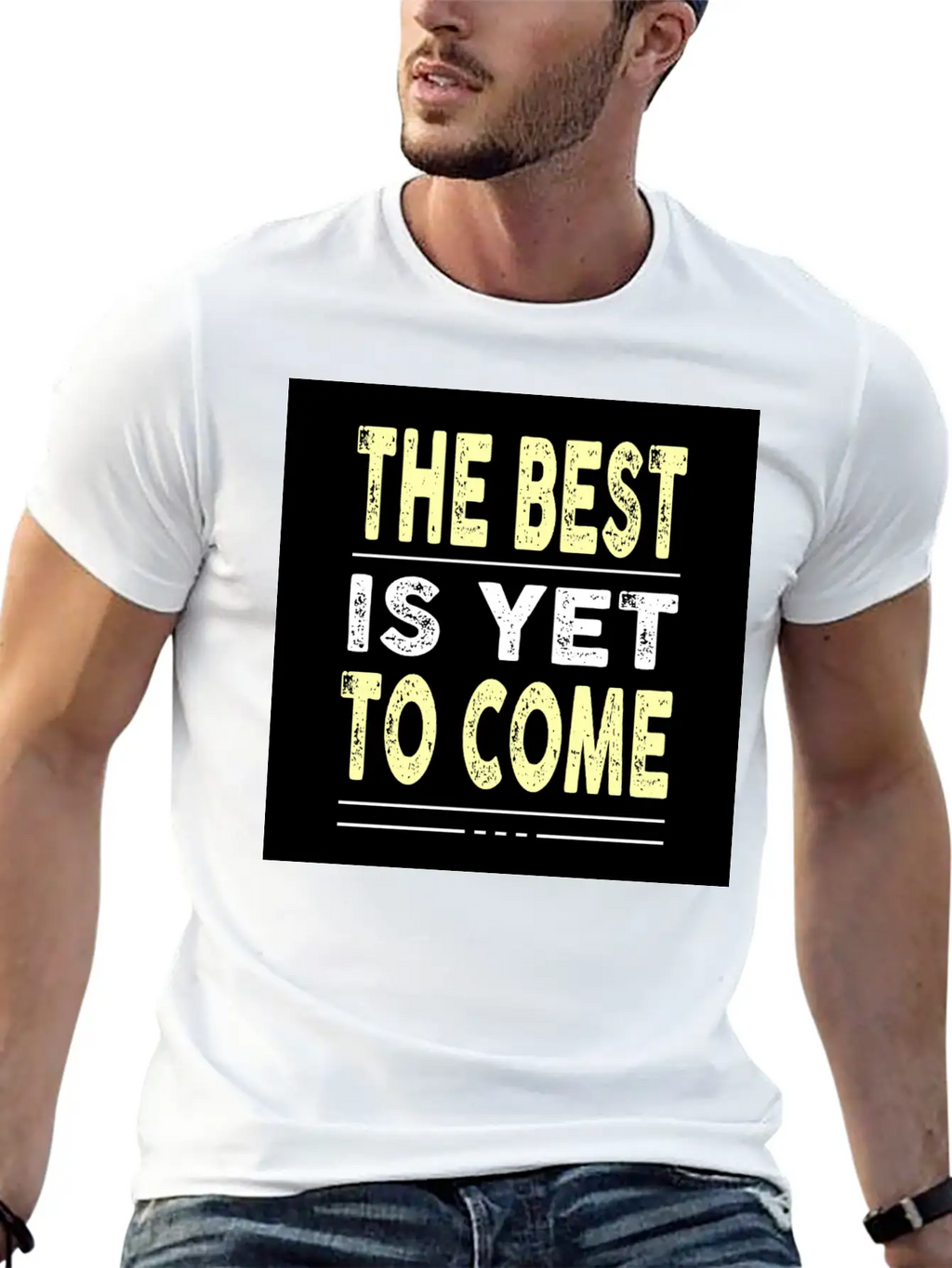 The Best Is Yet To Come Basic Graphic T-Shirt – Daily Comfort In Soft Cotton