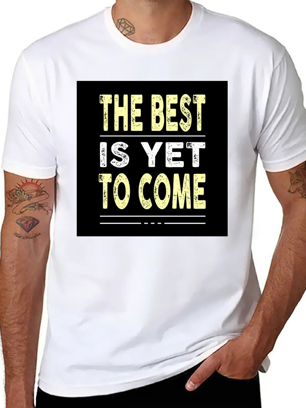 The Best Is Yet To Come Basic Graphic T-Shirt – Daily Comfort In Soft Cotton