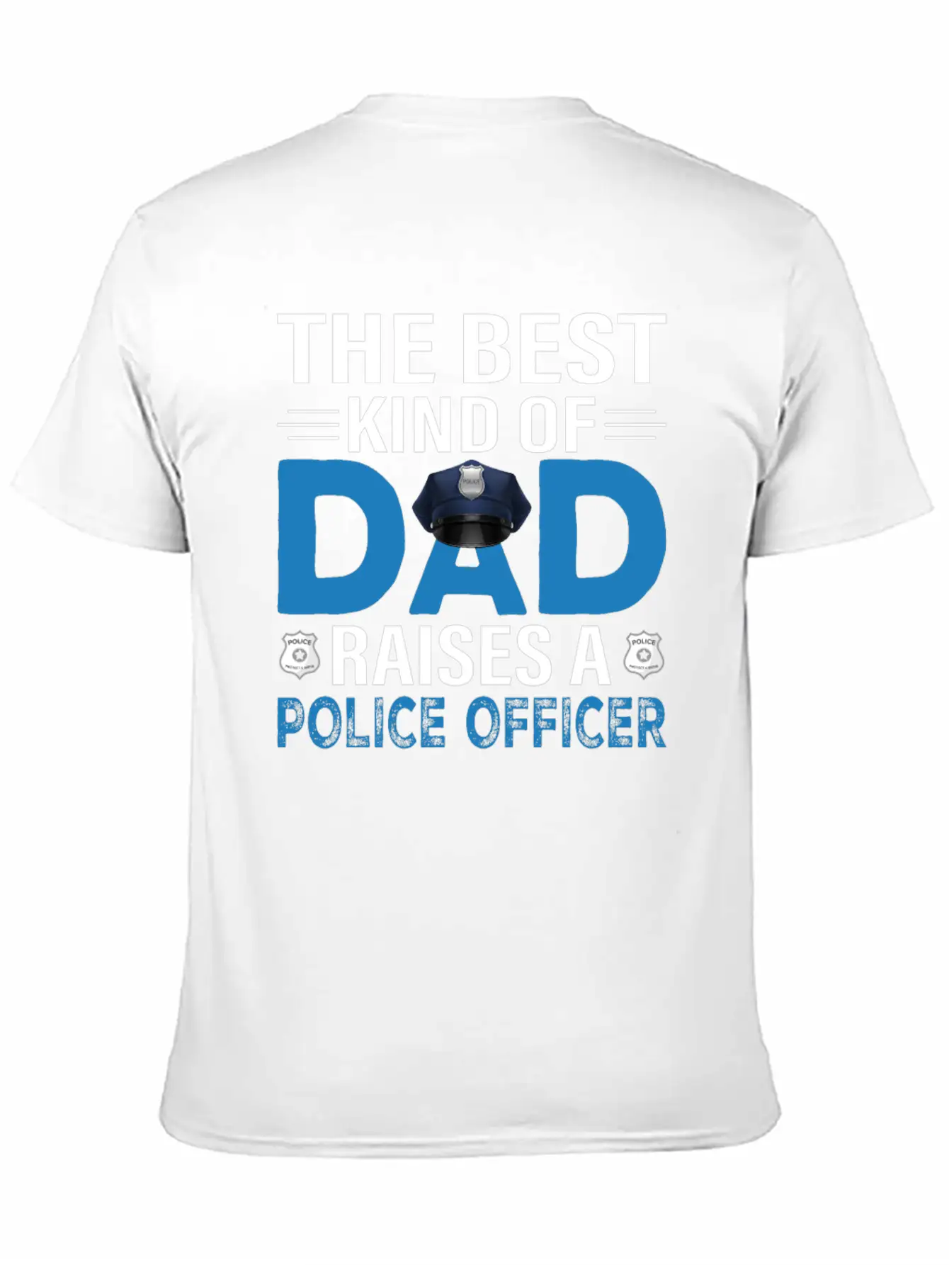 The Best Kind Of Dad Raises A Police Officer Essential Cotton Tee For Daily Outfits – Unisex Style