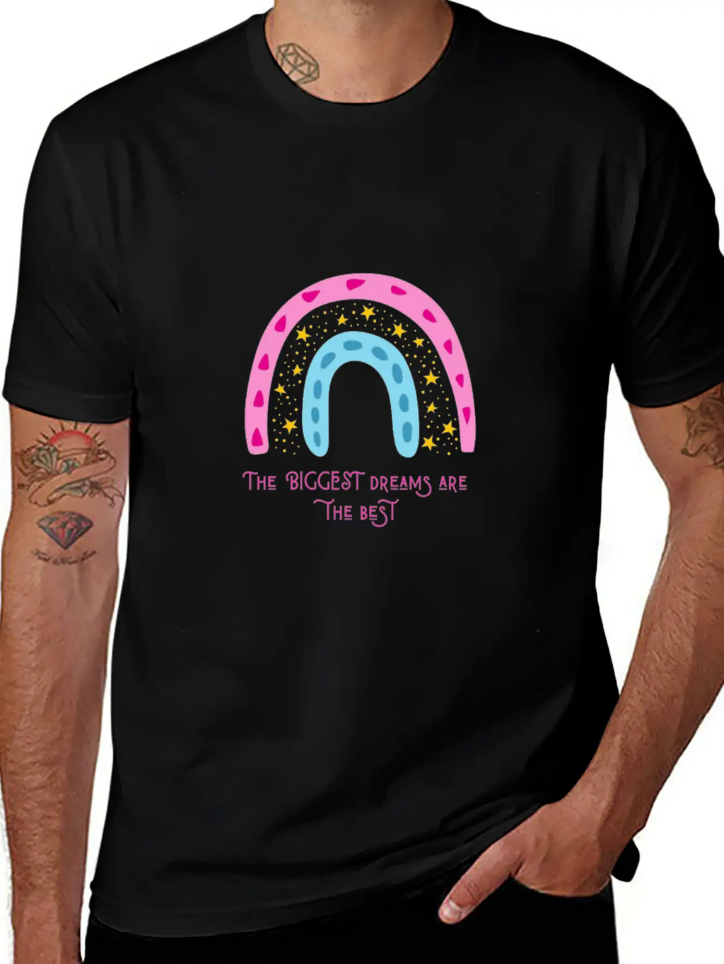 The Biggest Dreams Are The Best Breathable Soft Cotton T-Shirt – Timeless Casual Look