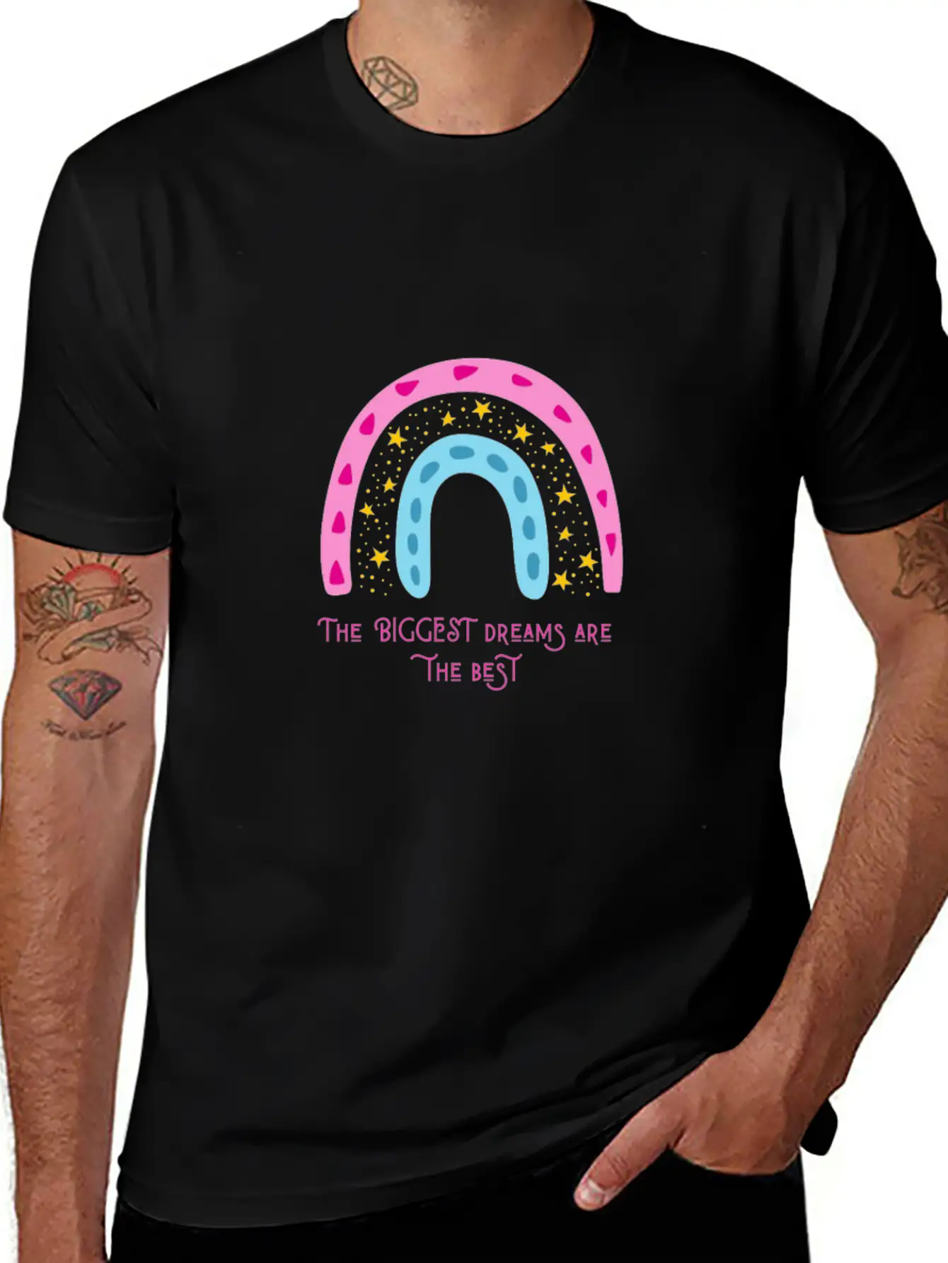 The Biggest Dreams Are The Best Breathable Soft Cotton T-Shirt – Timeless Casual Look