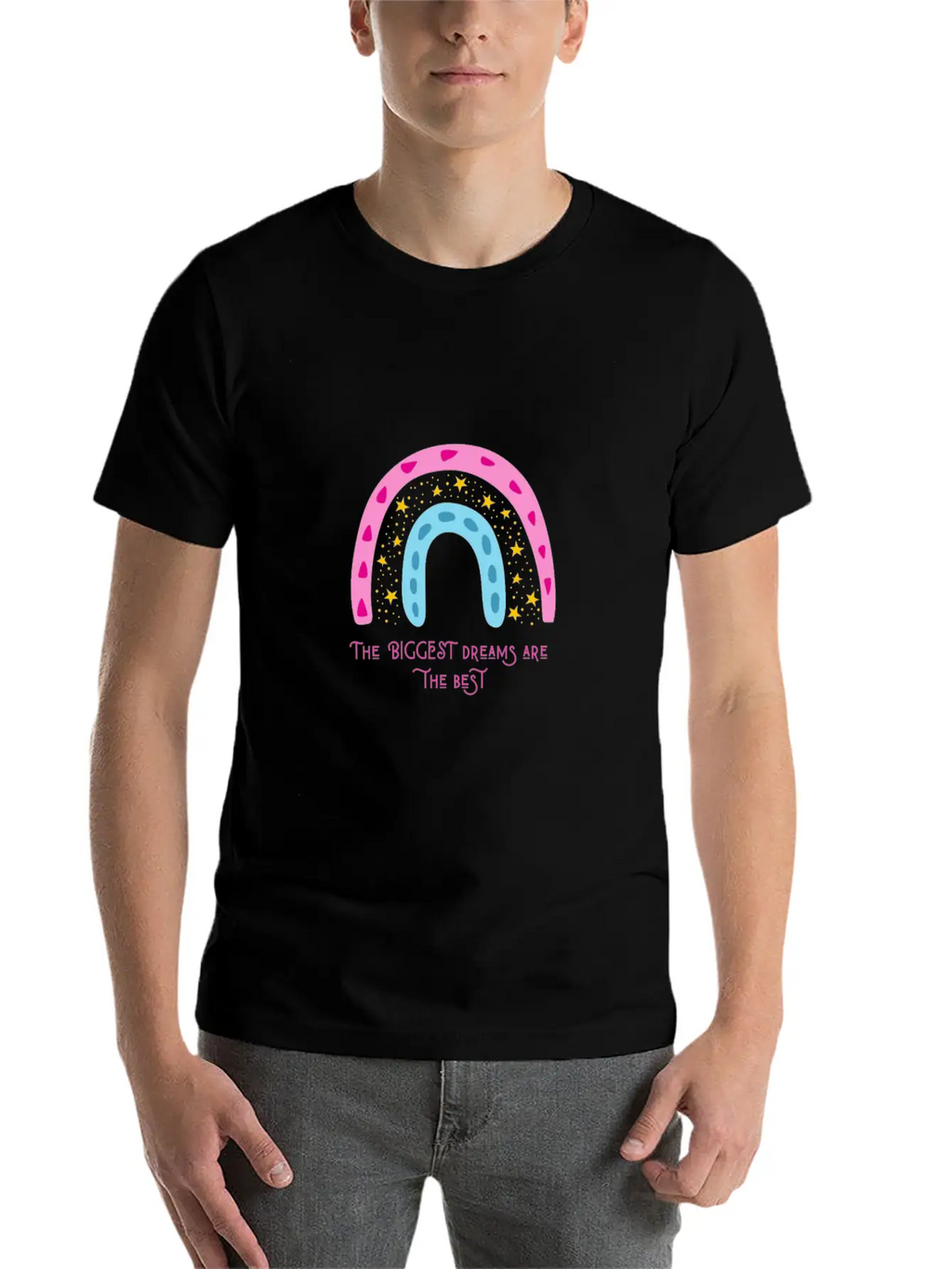 The Biggest Dreams Are The Best Breathable Soft Cotton T-Shirt – Timeless Casual Look