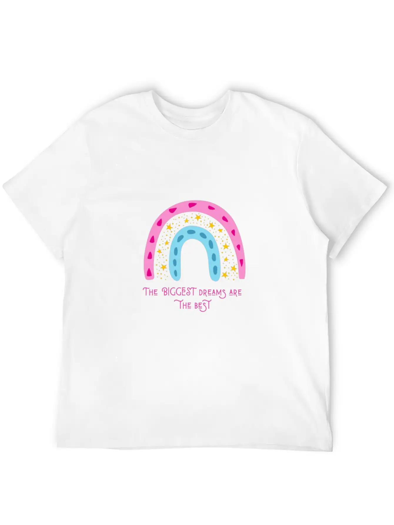 The Biggest Dreams Are The Best Breathable Soft Cotton T-Shirt – Timeless Casual Look