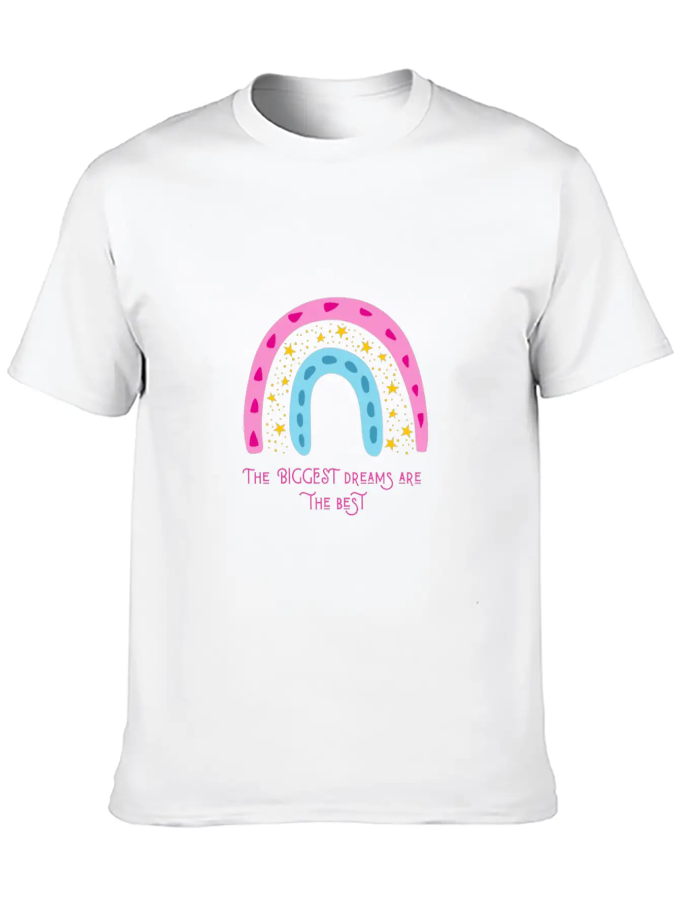 The Biggest Dreams Are The Best Breathable Soft Cotton T-Shirt – Timeless Casual Look