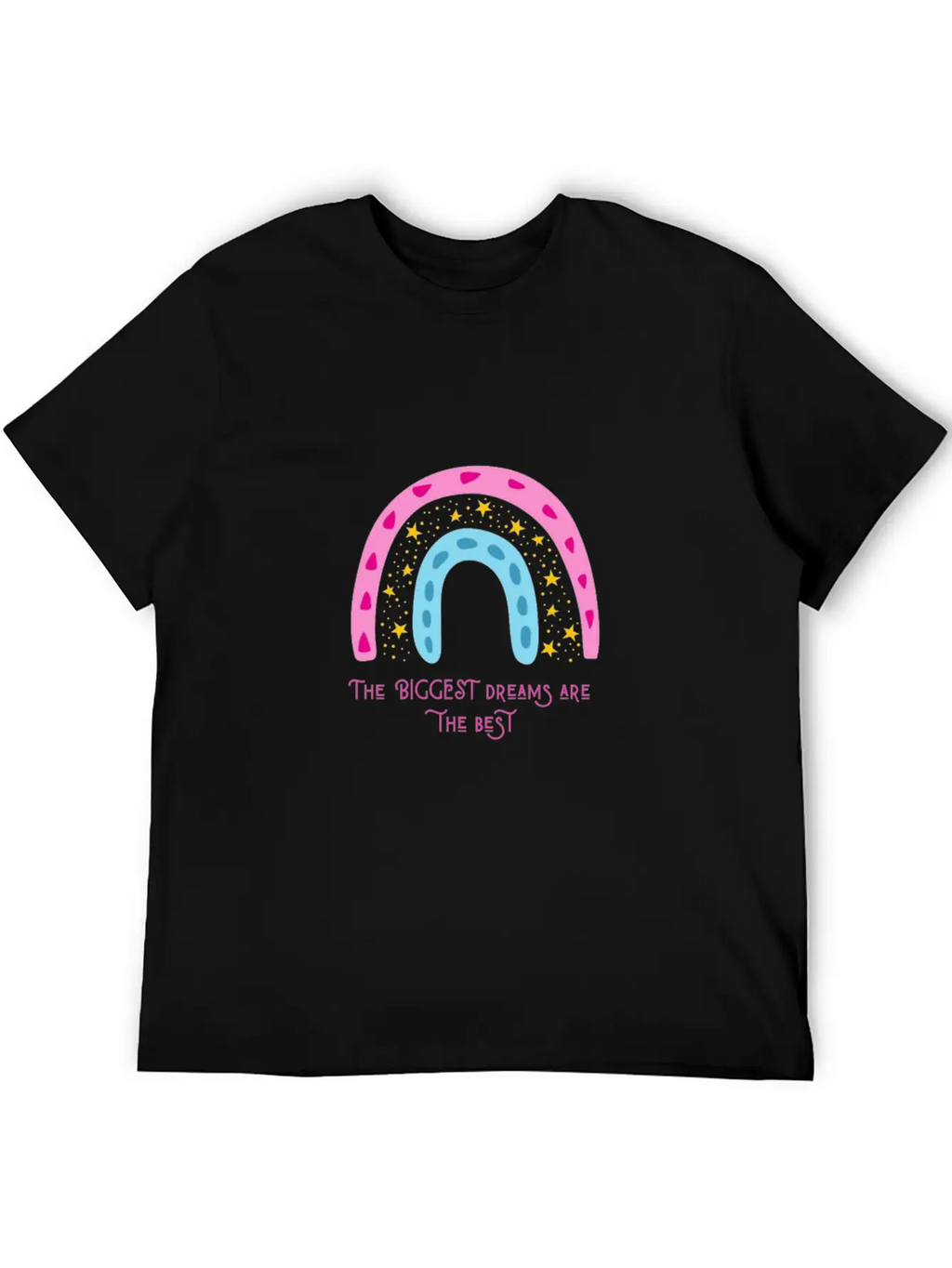 The Biggest Dreams Are The Best Breathable Soft Cotton T-Shirt – Timeless Casual Look