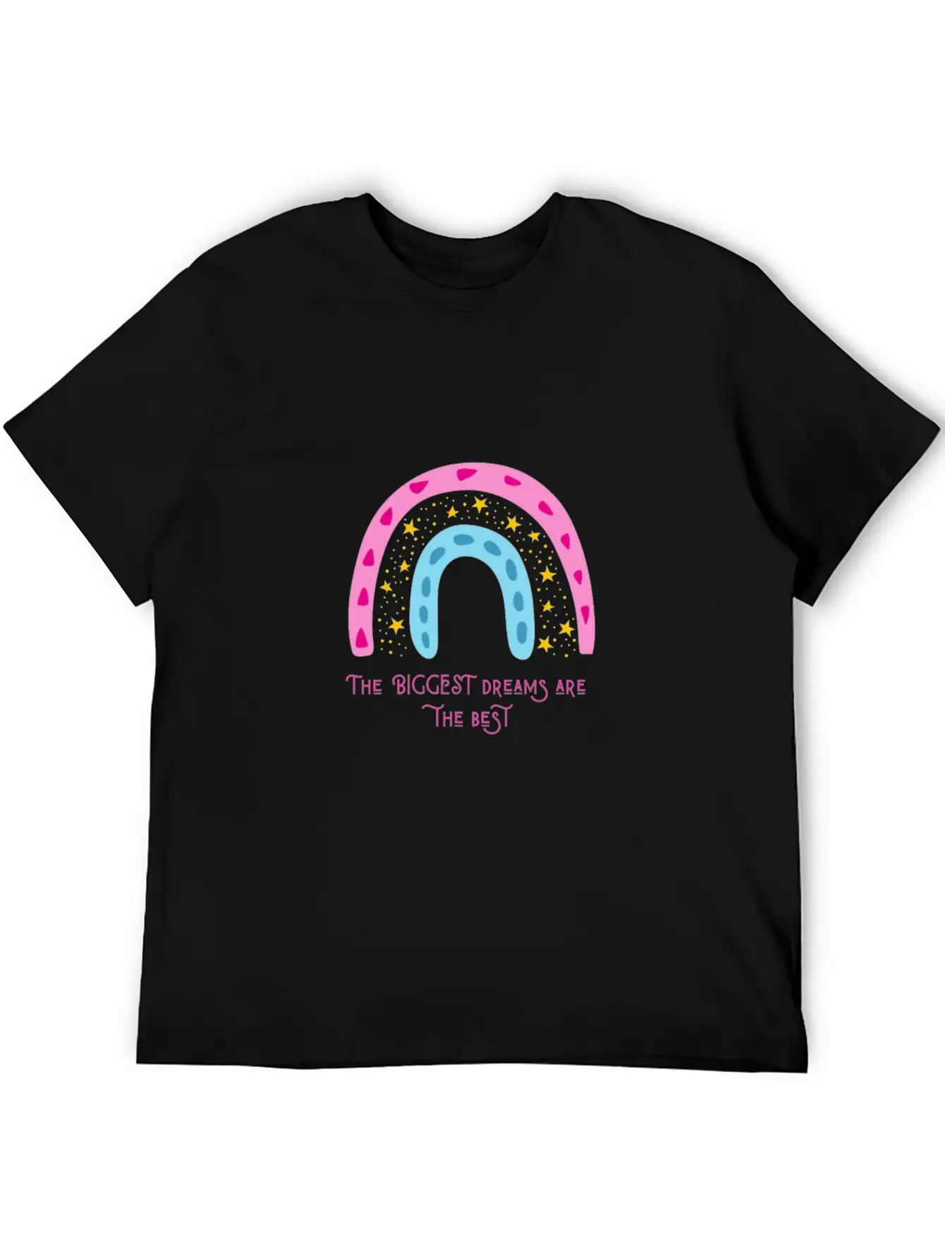 The Biggest Dreams Are The Best Breathable Soft Cotton T-Shirt – Timeless Casual Look