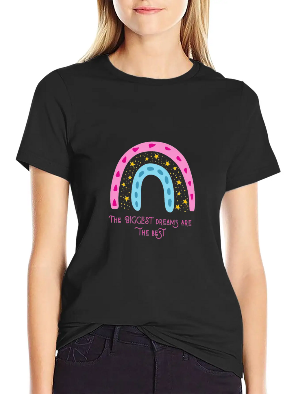 The Biggest Dreams Are The Best Breathable Soft Cotton T-Shirt – Timeless Casual Look